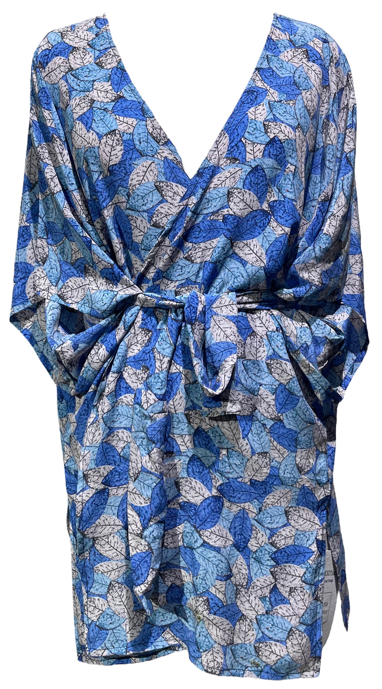 PRC4885 Avatar Pure Silk Kimono-Sleeved Jacket with Belt