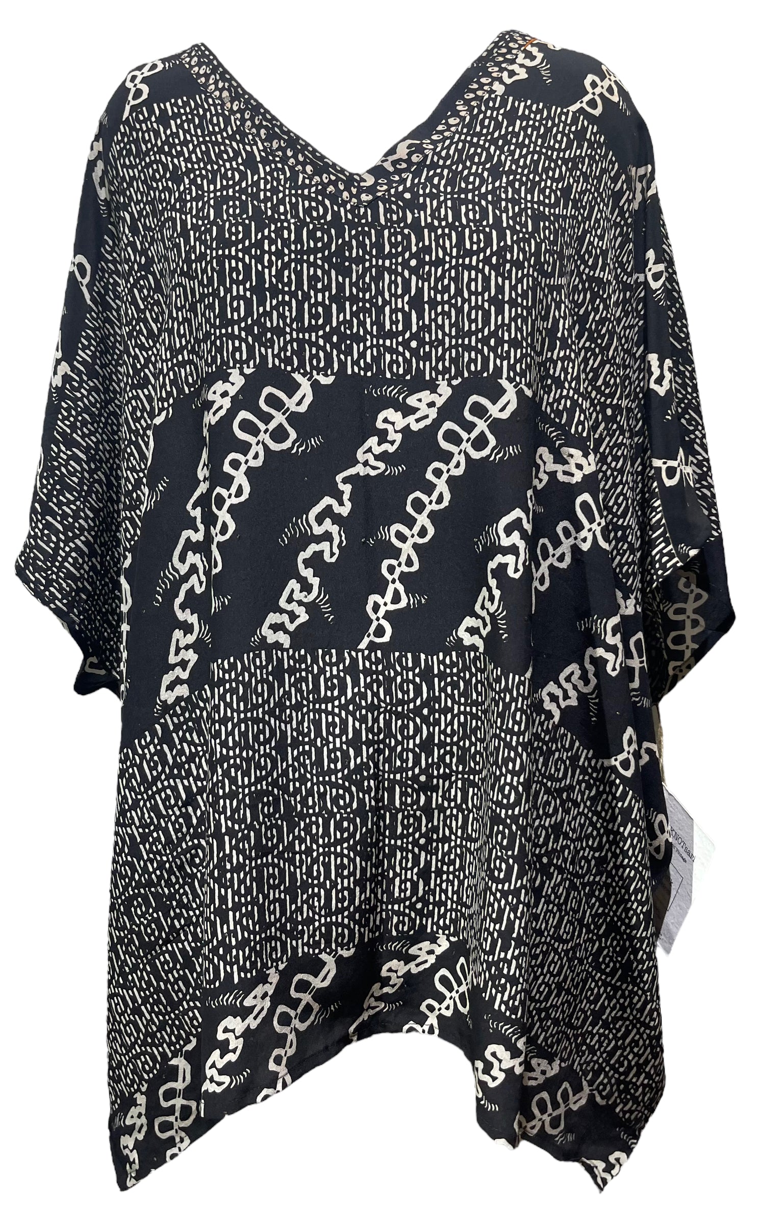 PRC4678 Avatar Pure Silk Short Kaftan Tunic