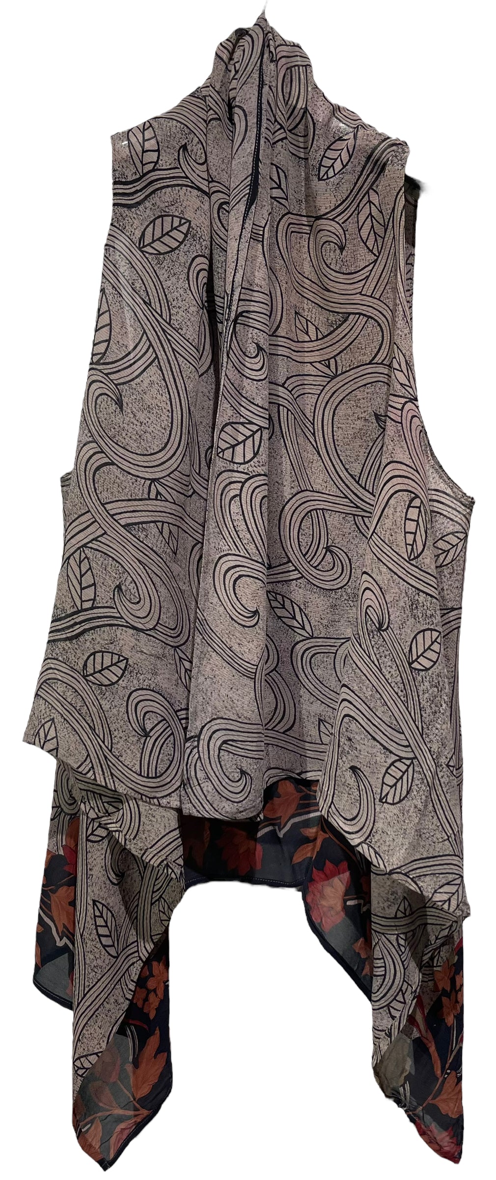 PRG4295 Sheer Avatar Pure Silk Versatile Vest