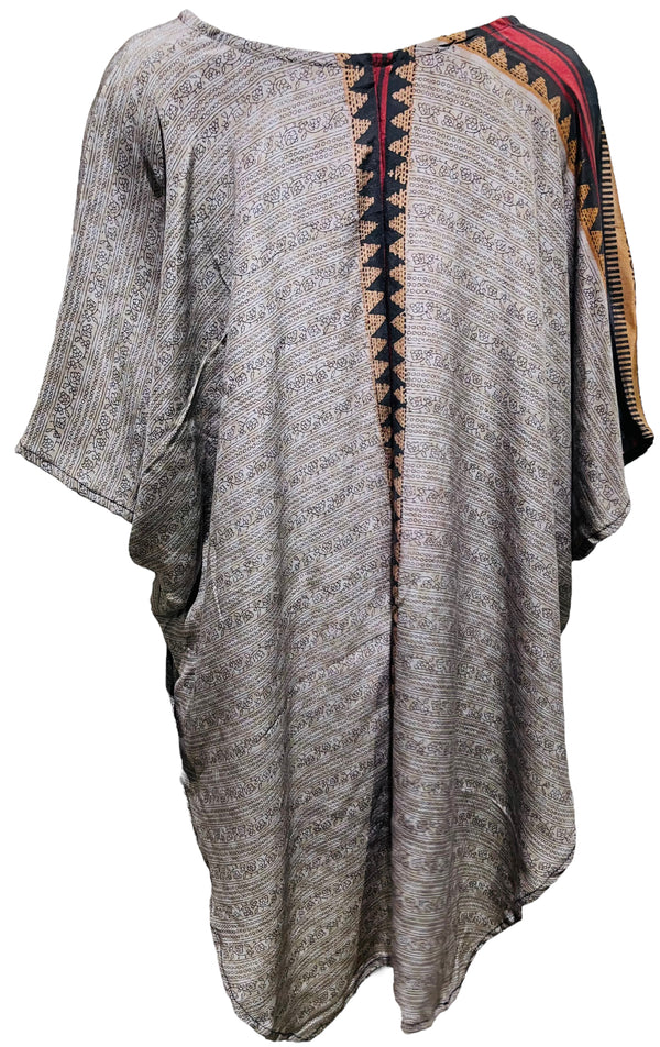 PRC3828 Avatar Pure Silk Waterfall Top