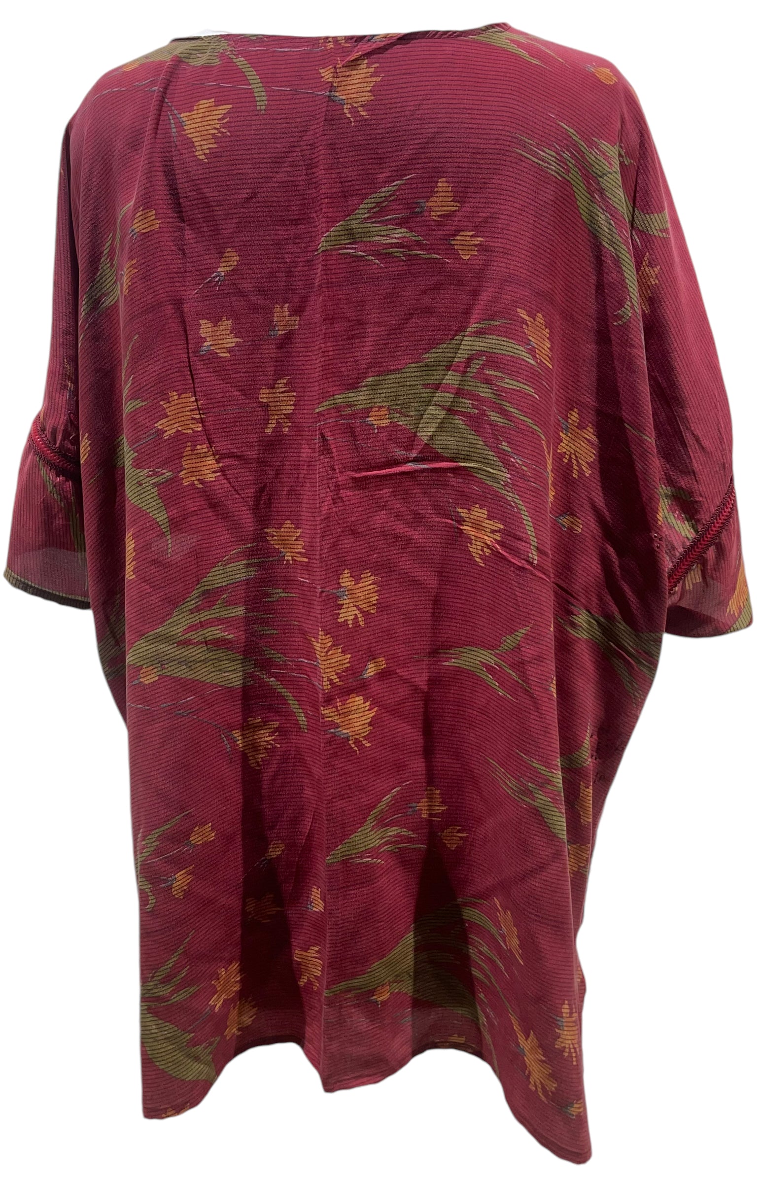 PRC5546 Avatar Pure Silk Kimono-Sleeved Jacket with Belt