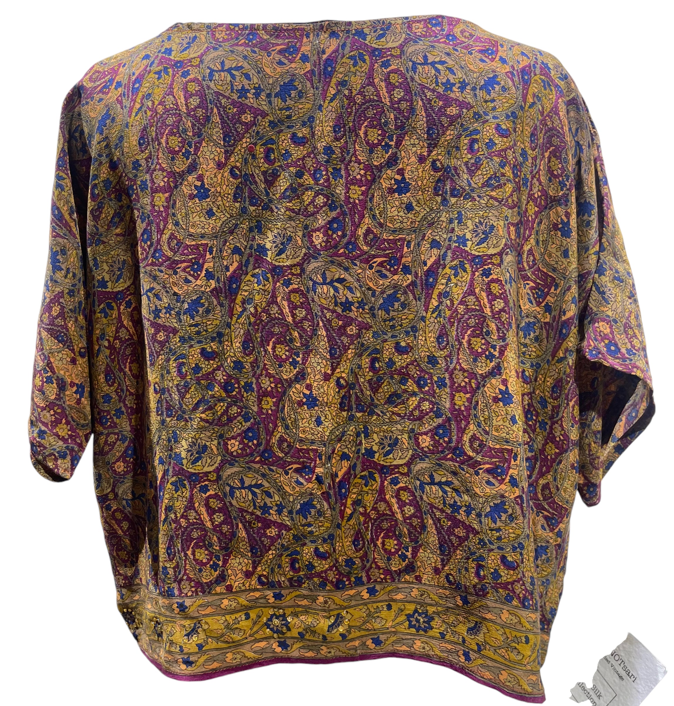 PRC4605  Avatar Pure Silk Boxy Top