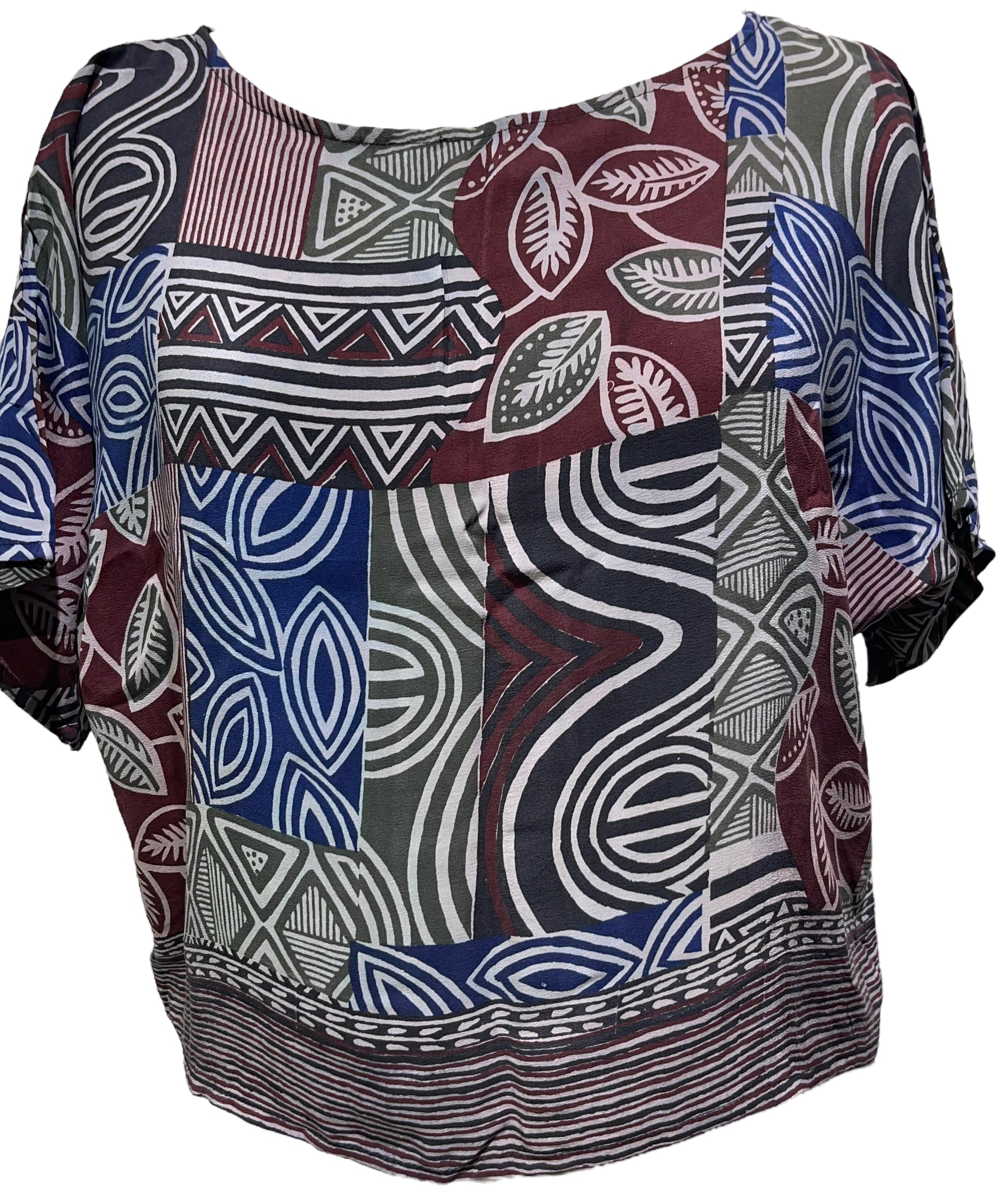 PRC4608 Avatar Pure Silk Boxy Top