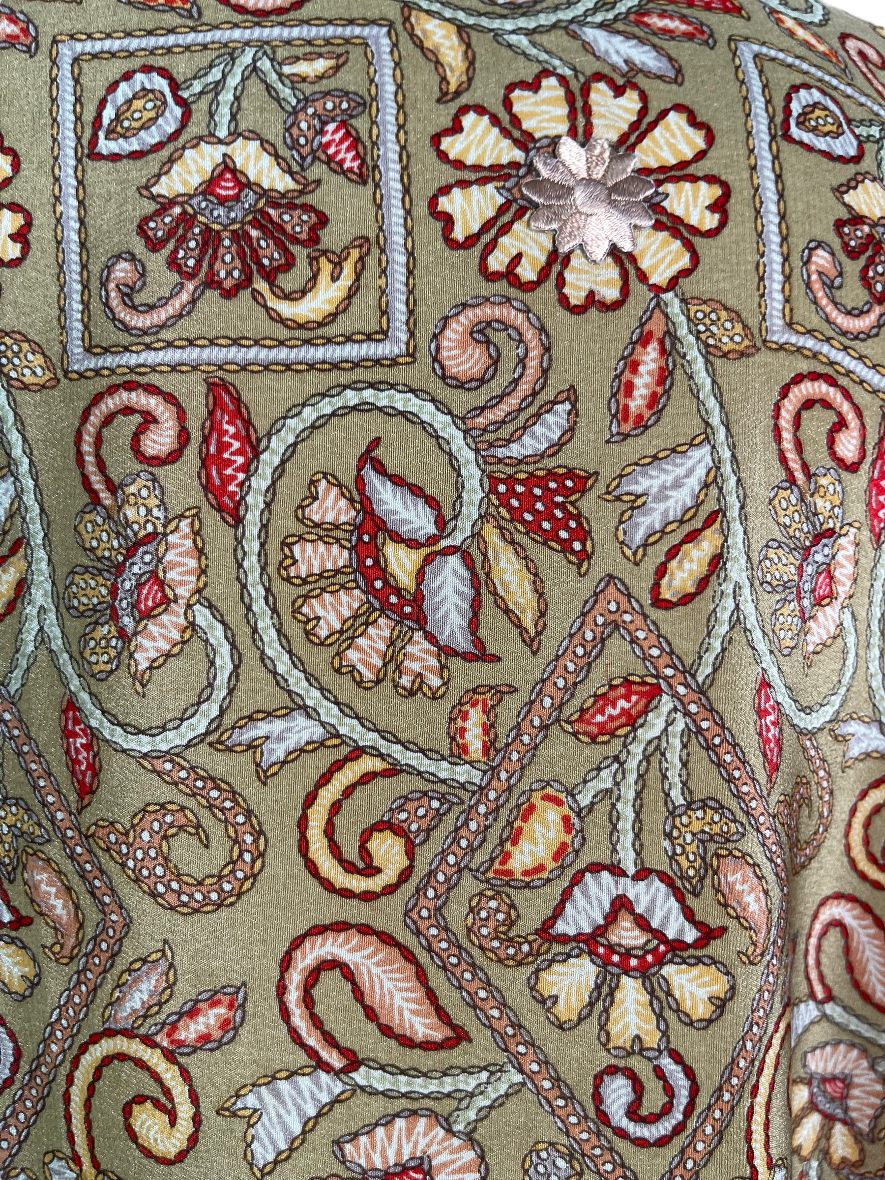 PRC6019 Avatar Pure Silk Boxy Top