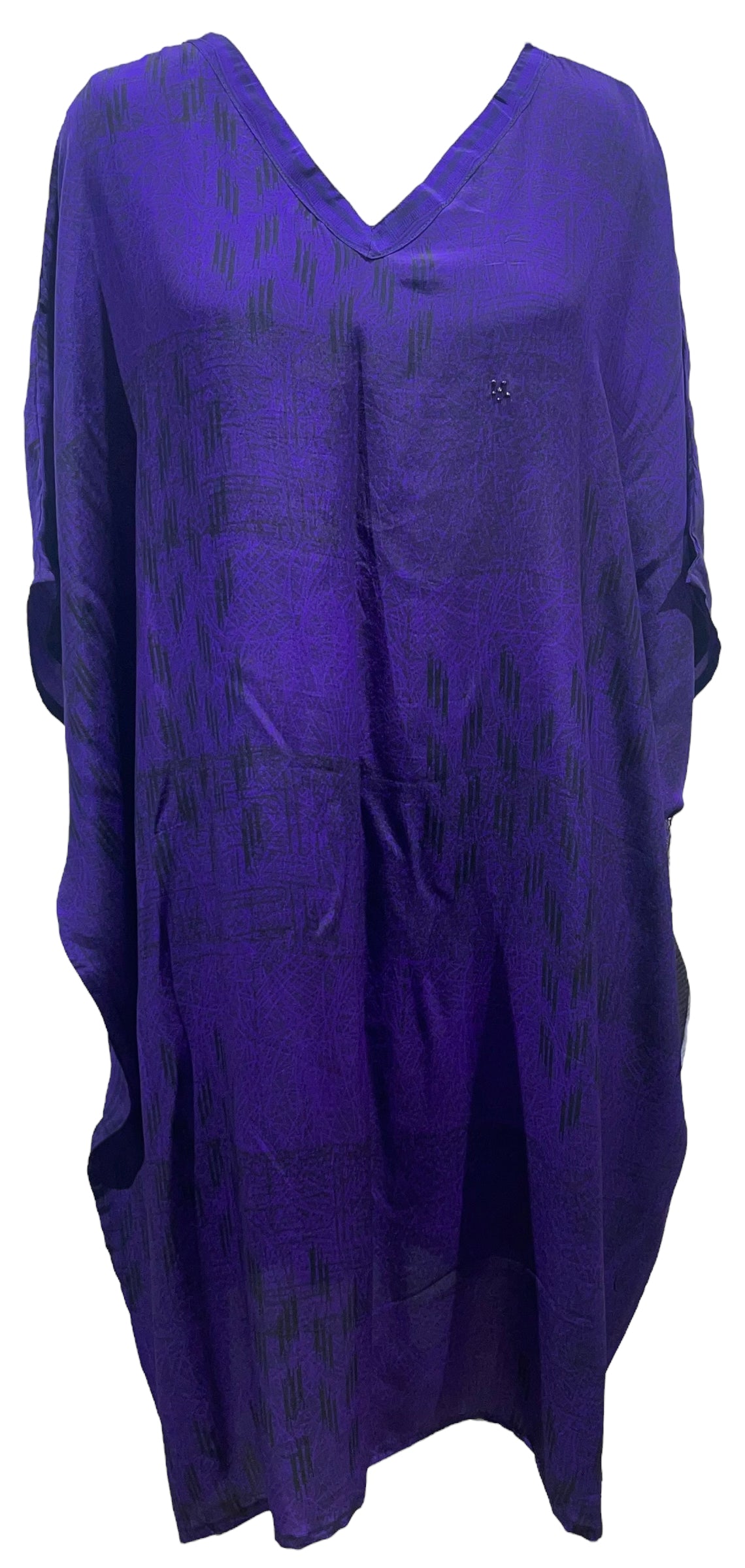 PRC4680 Avatar Pure Silk Midi Length Kaftan