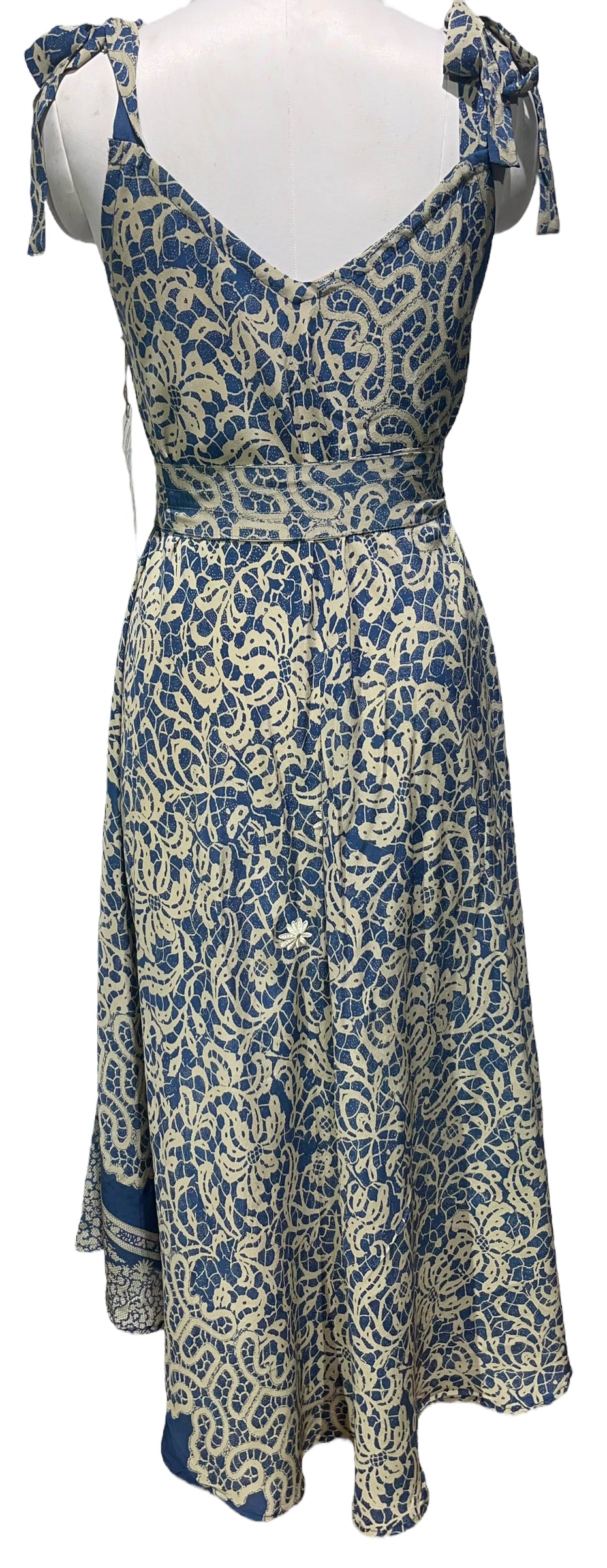 PRC4376 Avatar Pure Silk Maxi Dress with Belt