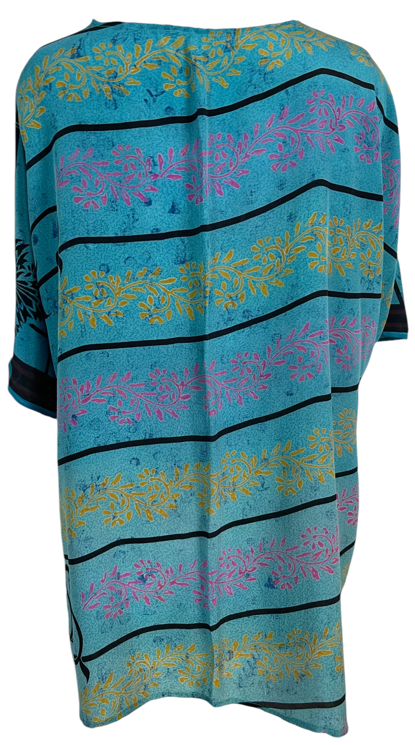 PRC5379 Avatar Pure Silk Kimono-Sleeved Jacket with Belt