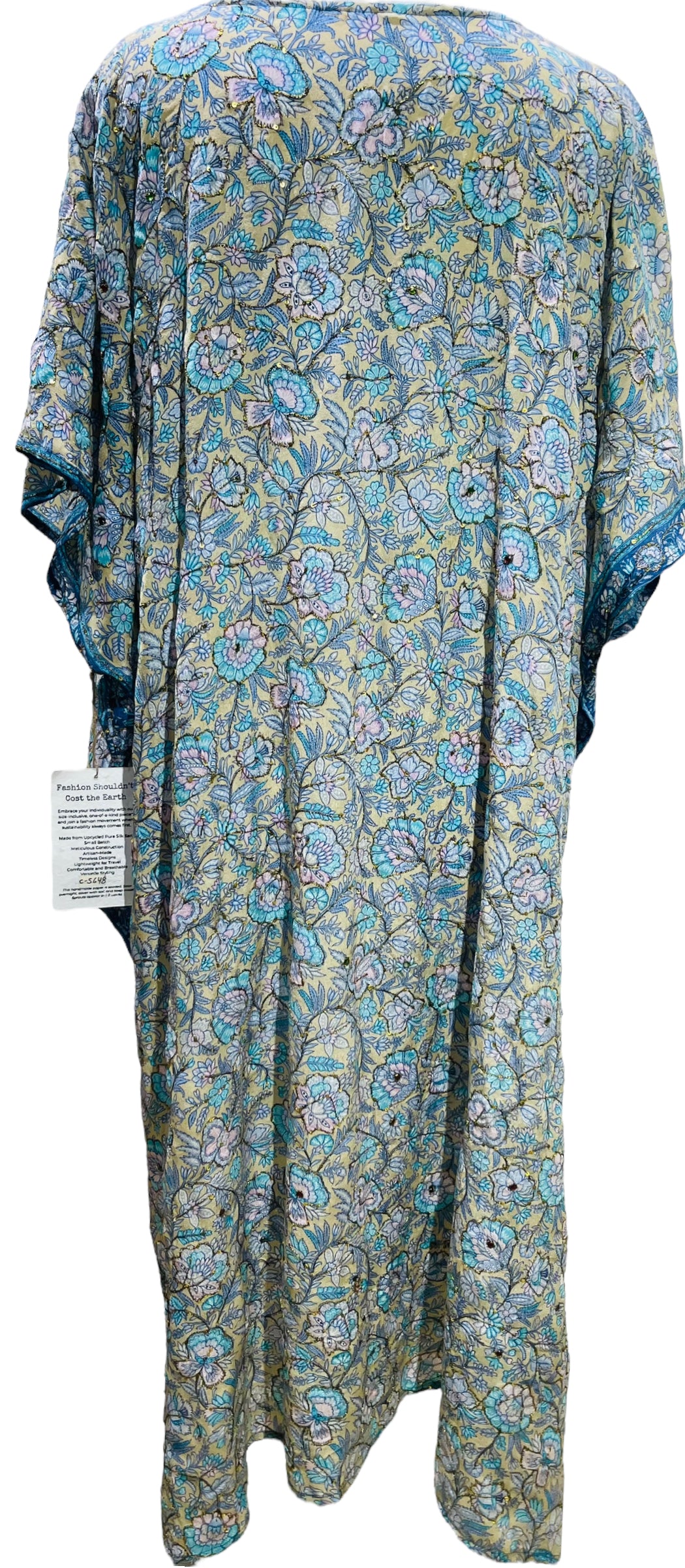 PRC5648 Avatar Pure Silk Maxi Kaftan