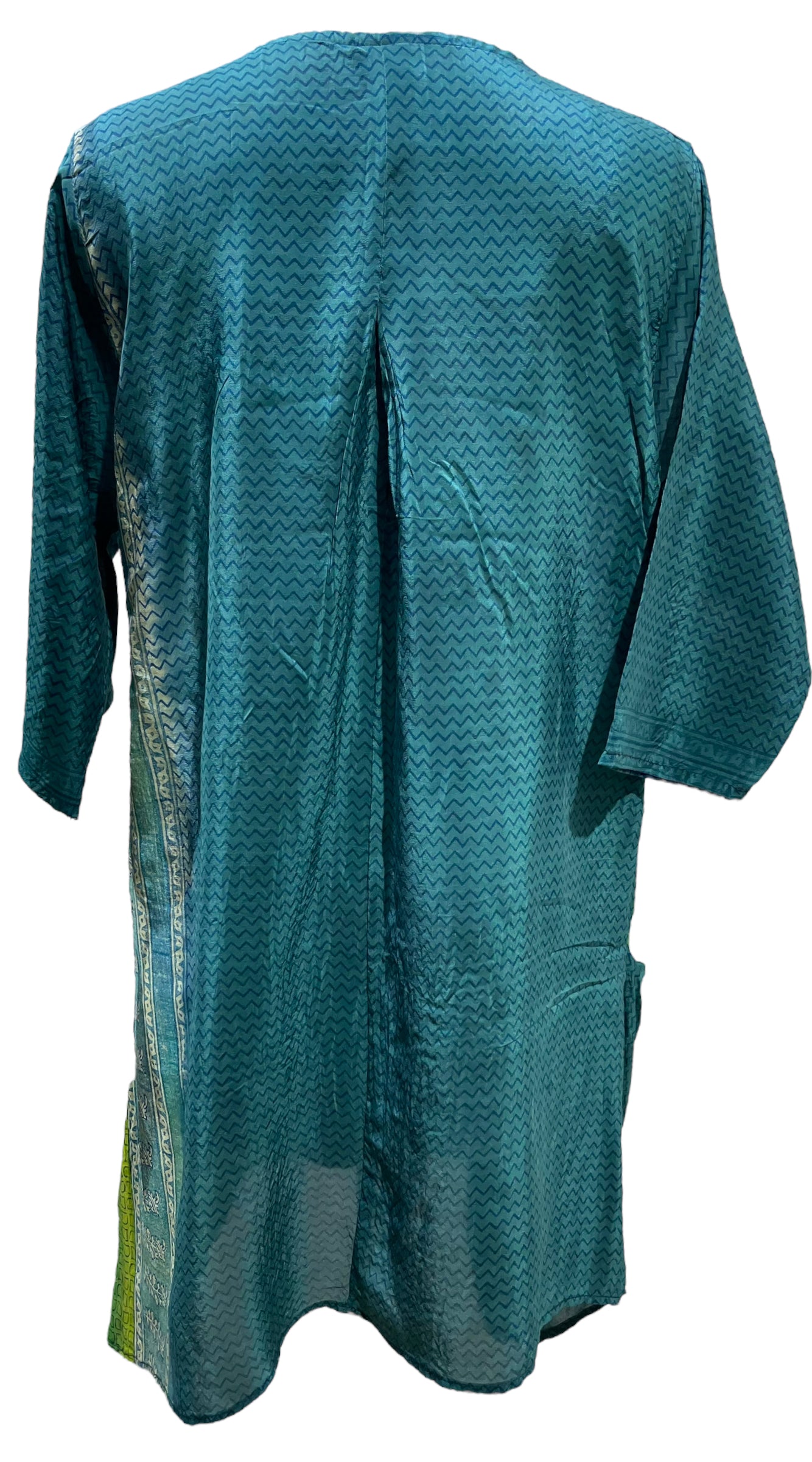 PRC5481 Avatar Pure Silk Self Pocket Tunic Dress