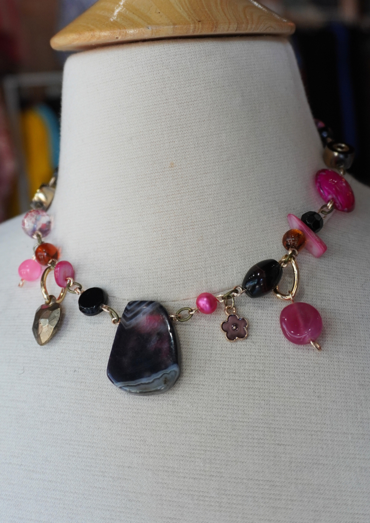 Blush Noir Upcycled Choker