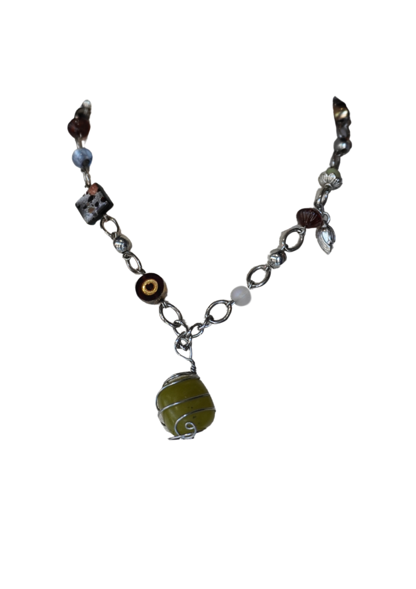 Serpentine's Hiss Upcycled Necklace