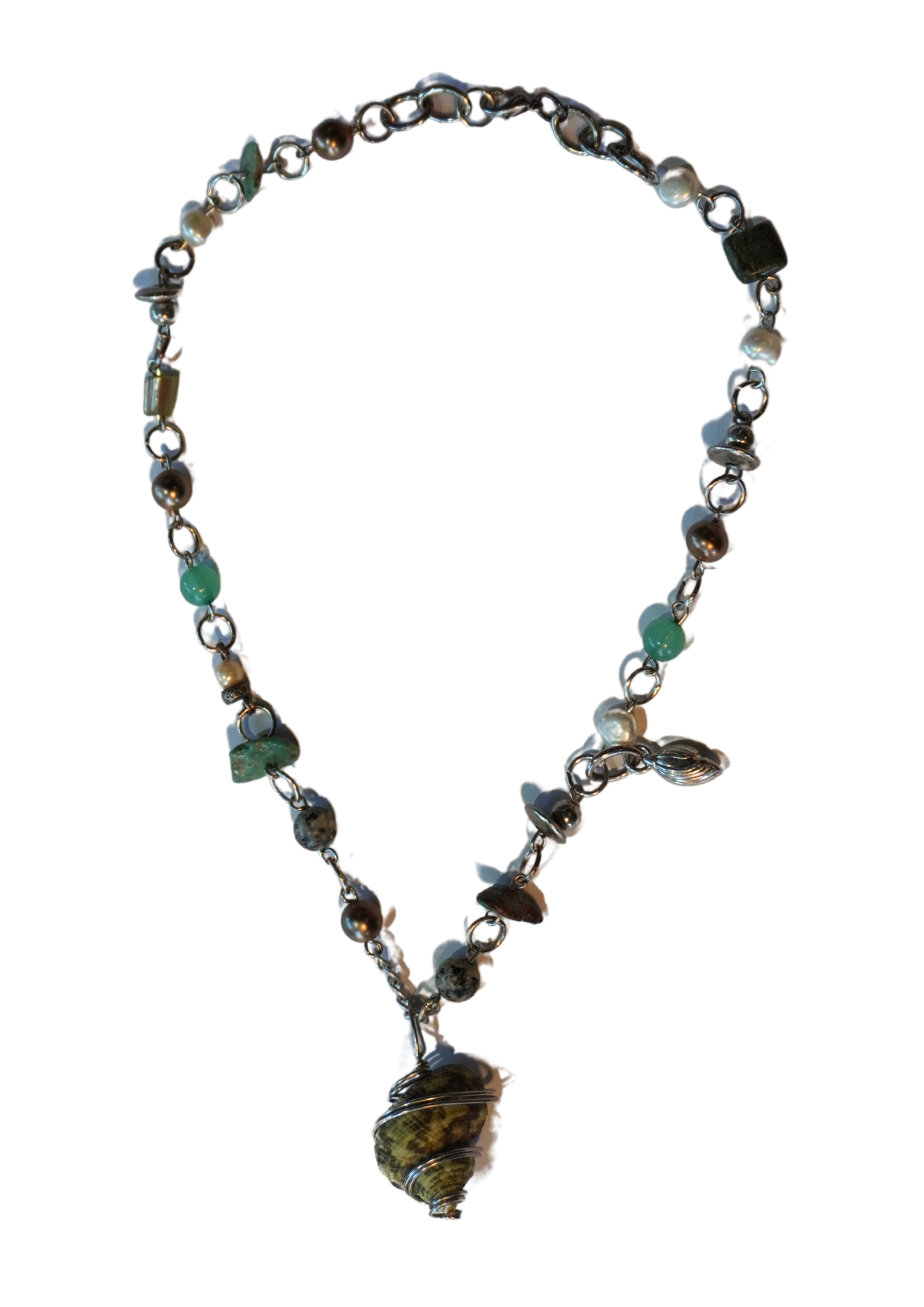 Tide s Treasure Upcycled Necklace