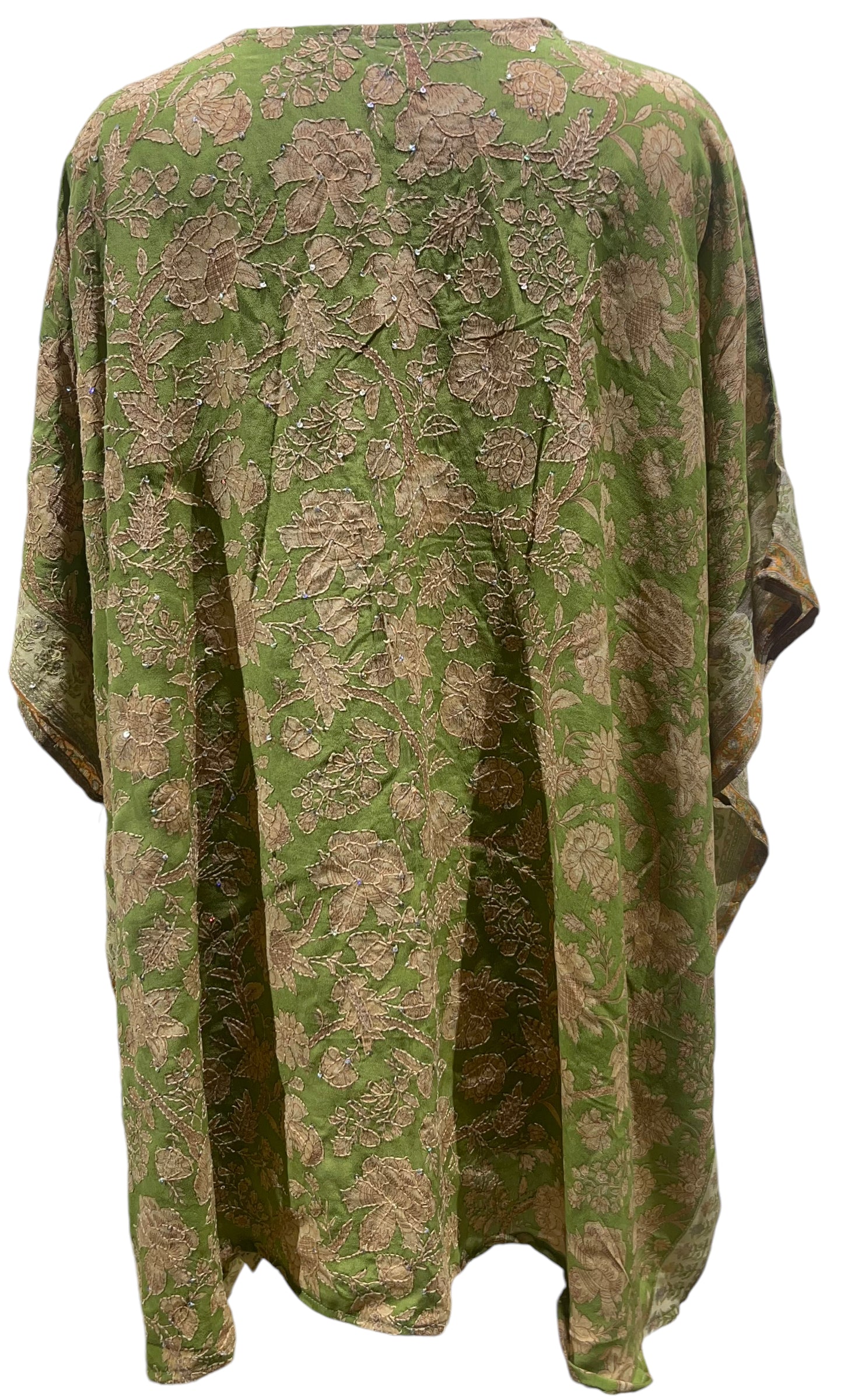 PRC5075 Avatar Pure Silk Short Kaftan Tunic