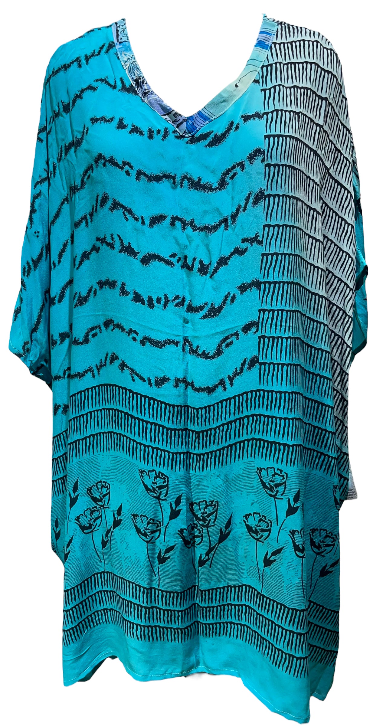 PRC5073 Avatar Pure Silk Midi Length Kaftan