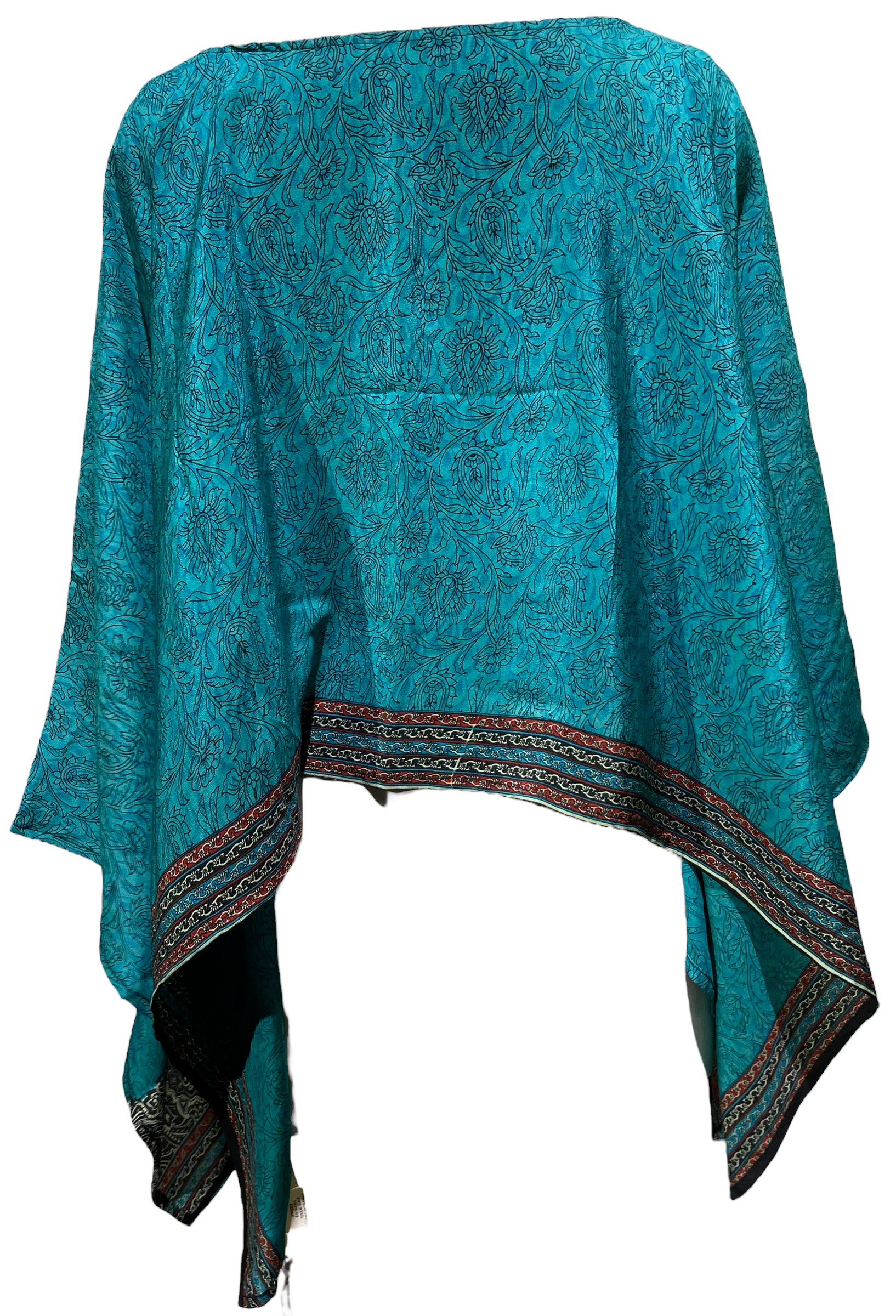 PRC4762 Avatar Pure Silk Capelet Poncho