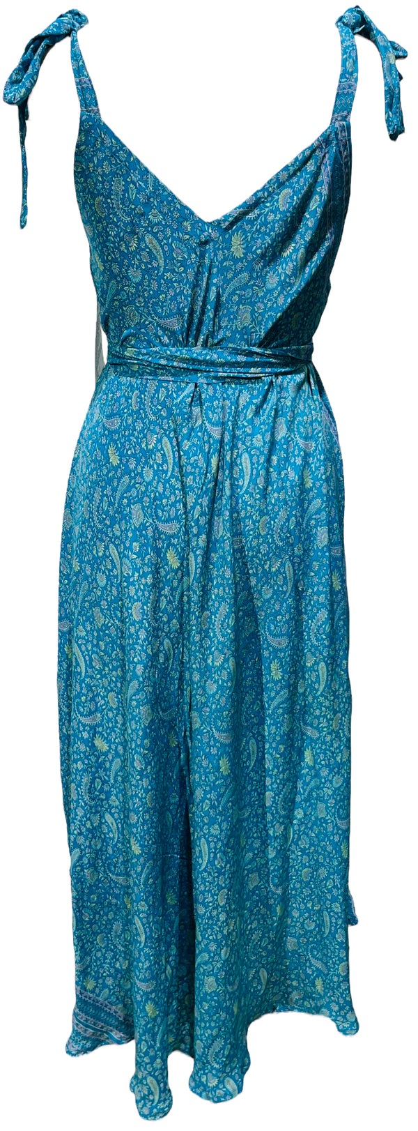 PRC3306 Avatar Pure Silk Maxi Dress with Belt