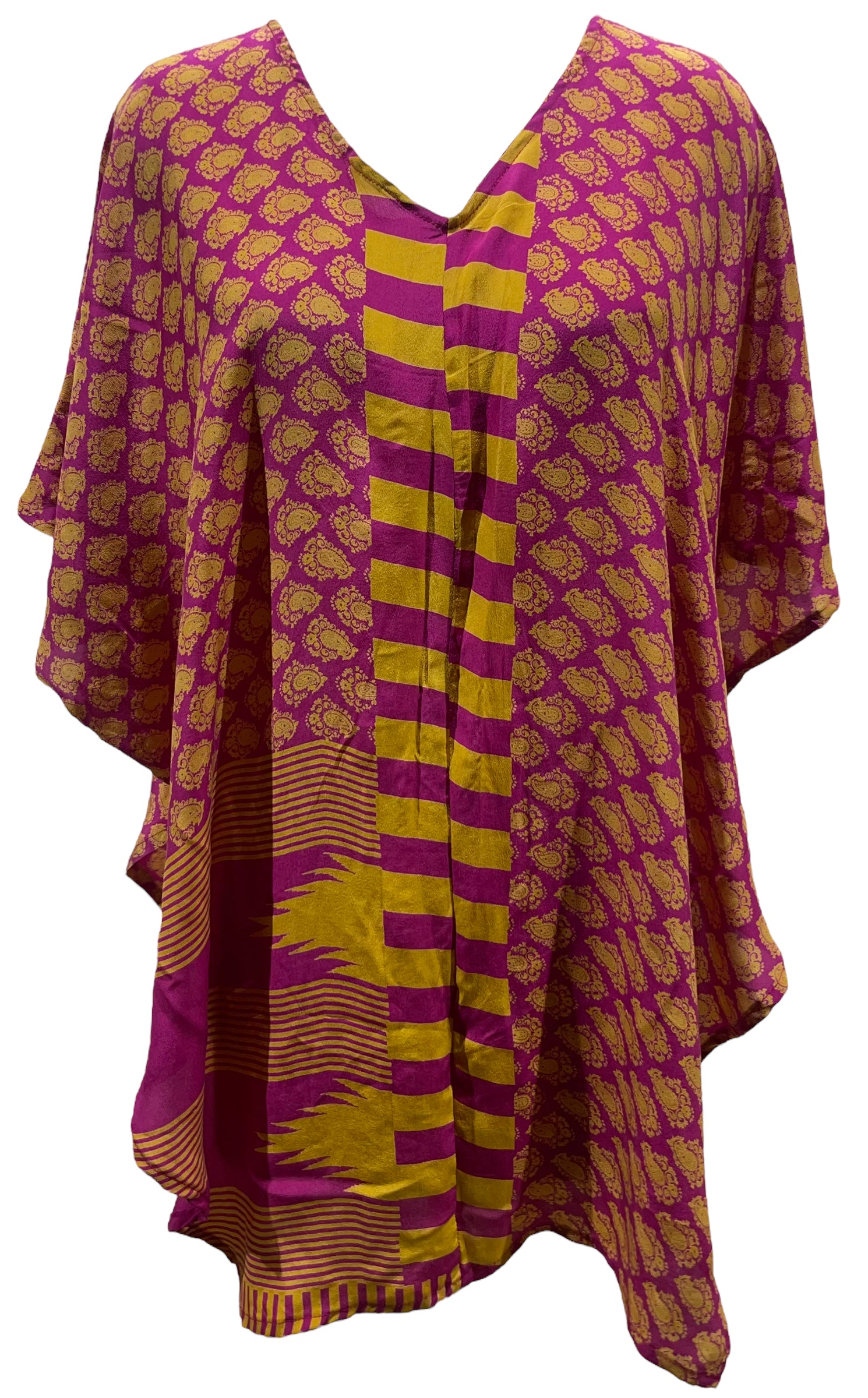 PRC5202  Avatar Pure Silk Waterfall Top