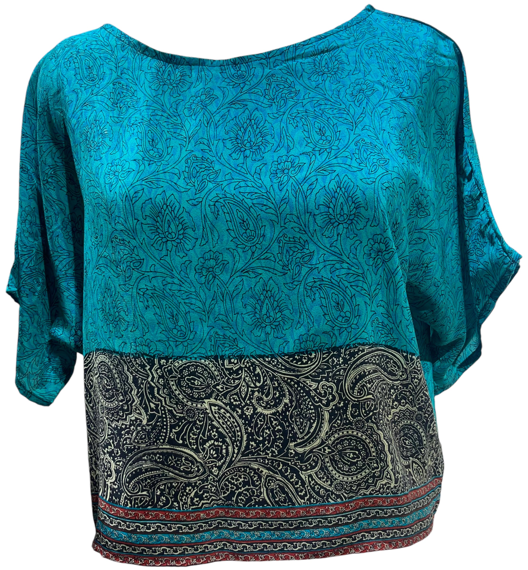 PRC4762 Avatar Pure Silk Boxy Top