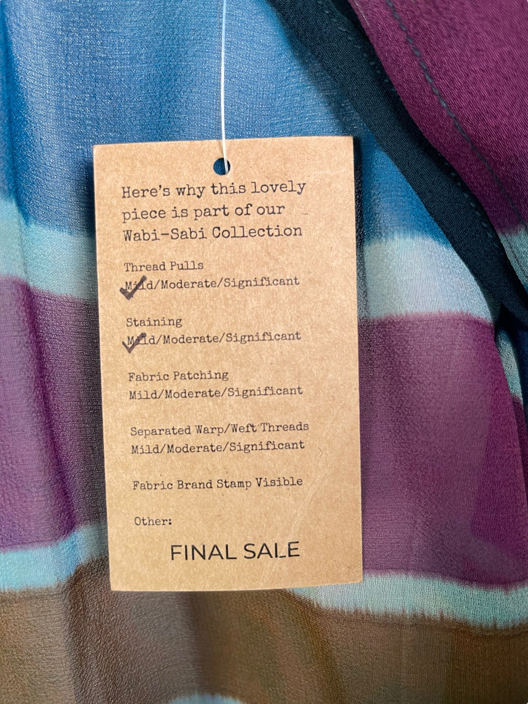 PRG6142 Sheer Wabi Sabi Pure Silk Boxy Top