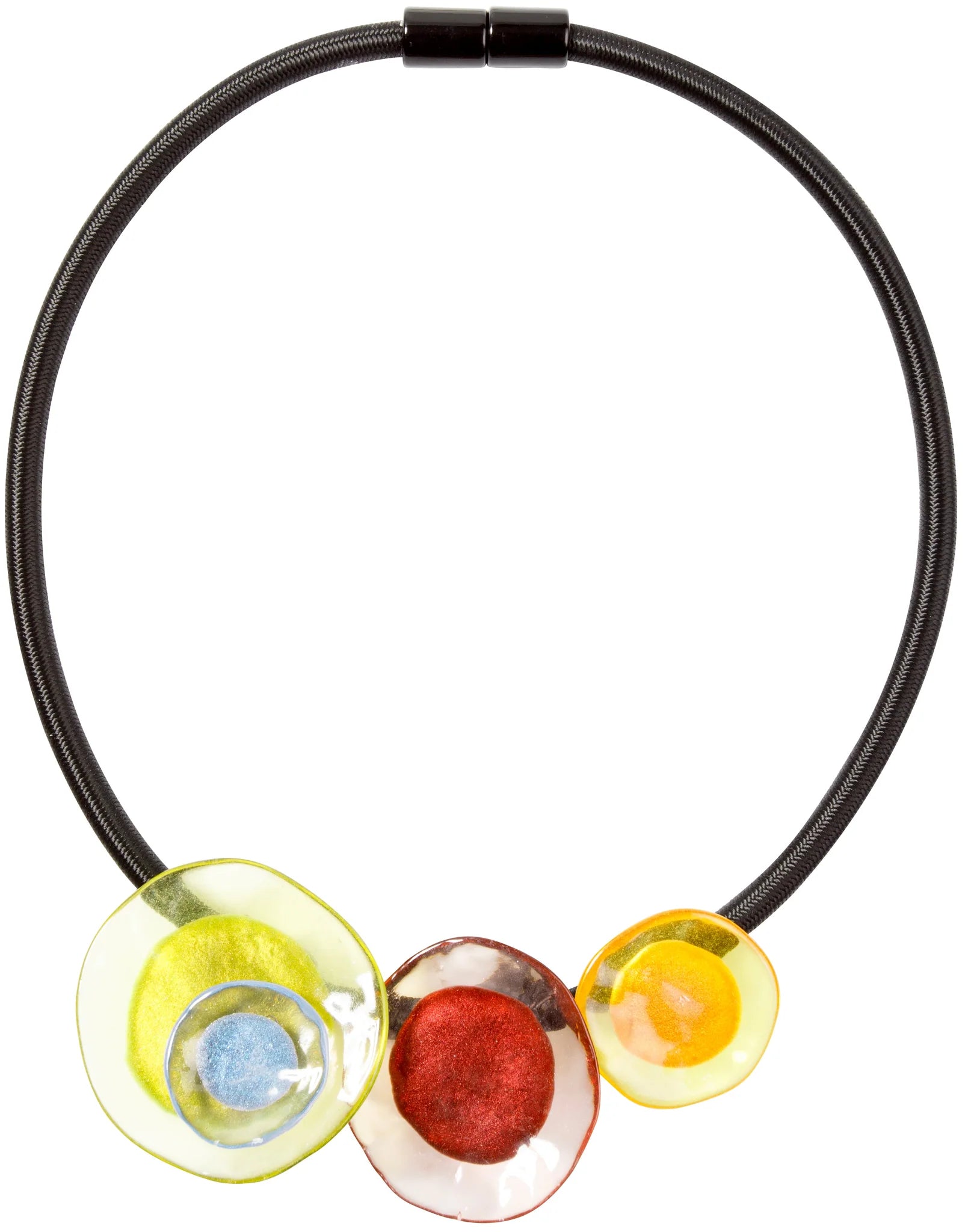 Winter Spectrum Flora Necklace - 3 Bead