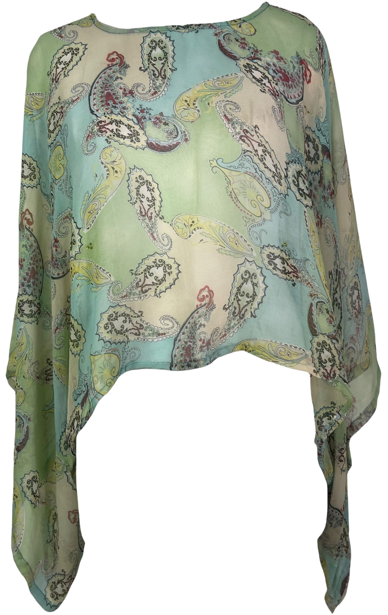 Releases Sunday at 8pm EST PCH8241 Very Sheer Wabi Sabi Pure Silk Chiffon Kimono-Sleeved Top