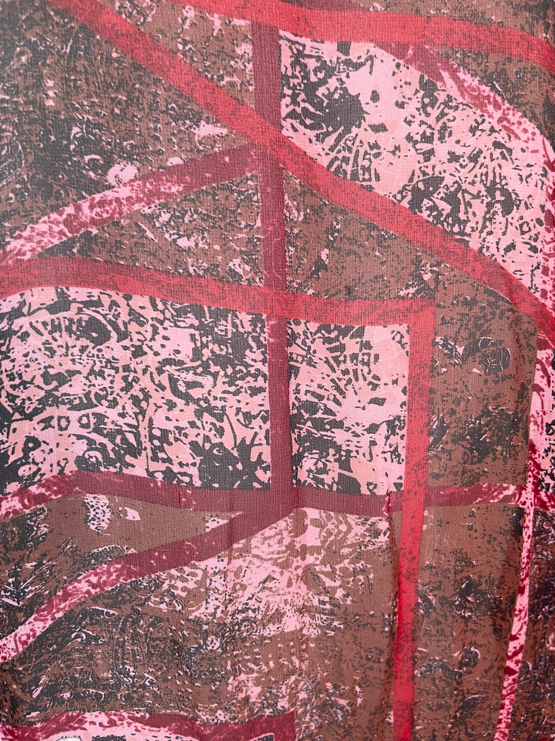 PRG6357 Sheer Avatar Pure Silk Maxi Kaftan