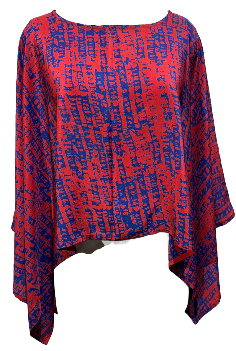 PRC4139 Avatar Pure Silk Capelet Poncho