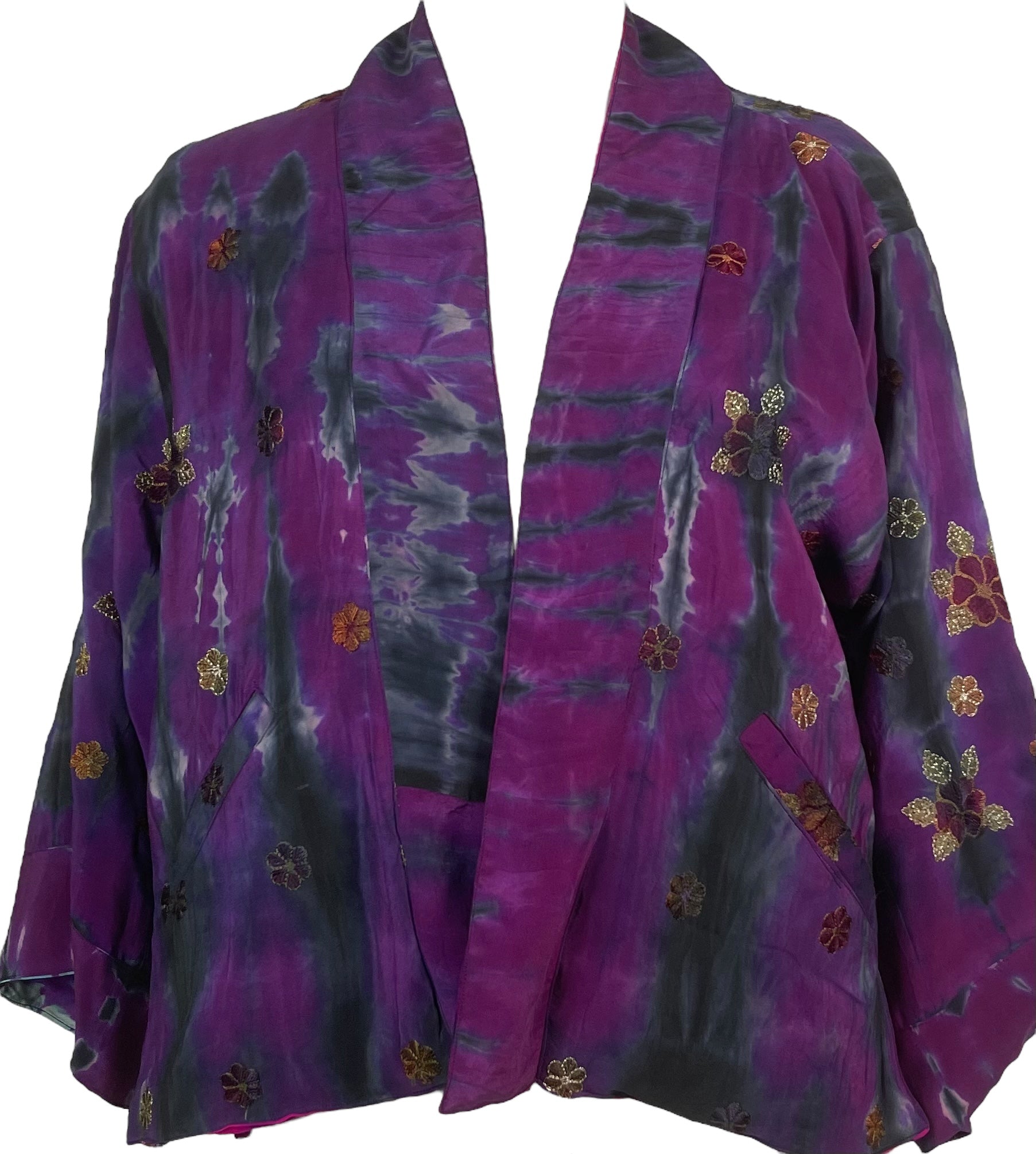Releases Sunday at 8pm EST PRC7920 Avatar Reversible Pure Silk Jiva Jacket with Slits