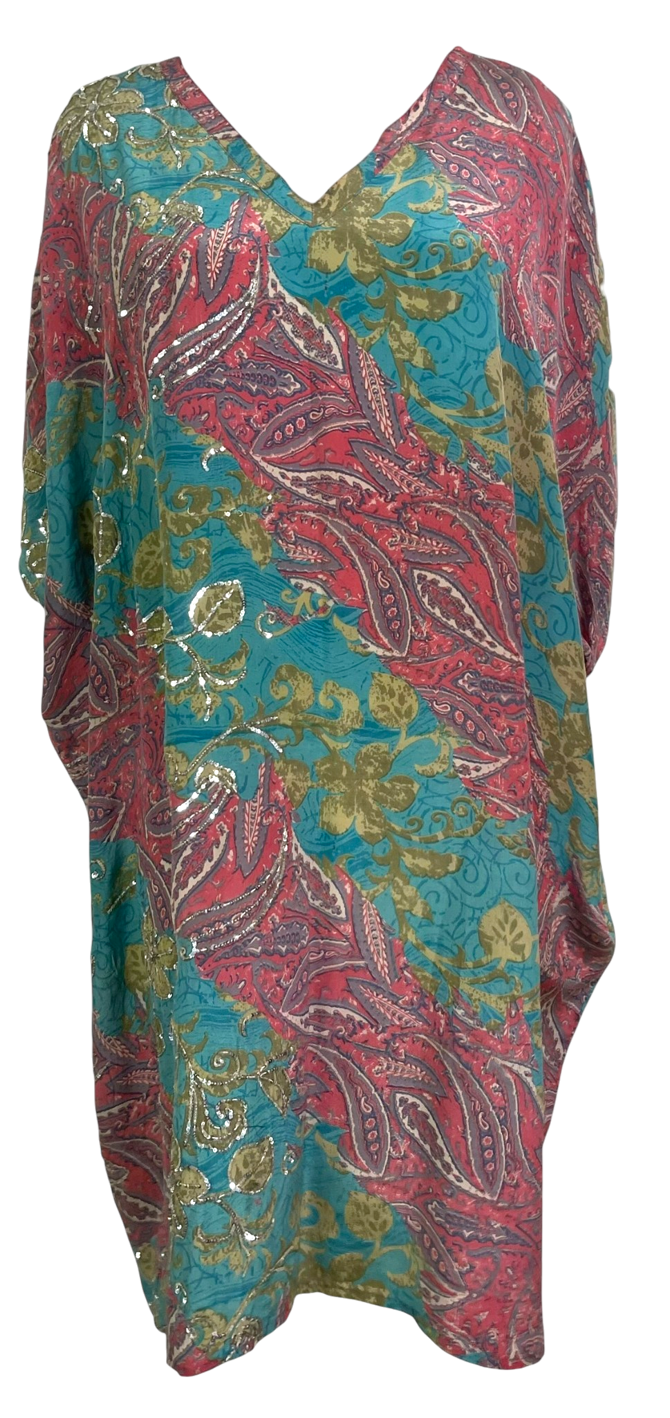 Releases Sunday at 8pm EST PRC8875  Wabi Sabi Pure Silk Midi Length Kaftan