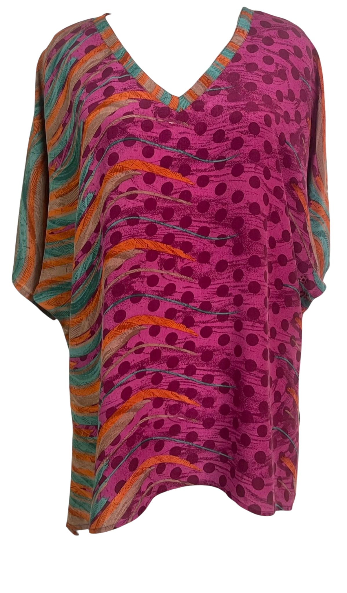 Releases Sunday at 8pm EST PRC8897 Avatar Pure Silk Long Tunic with Side Ties