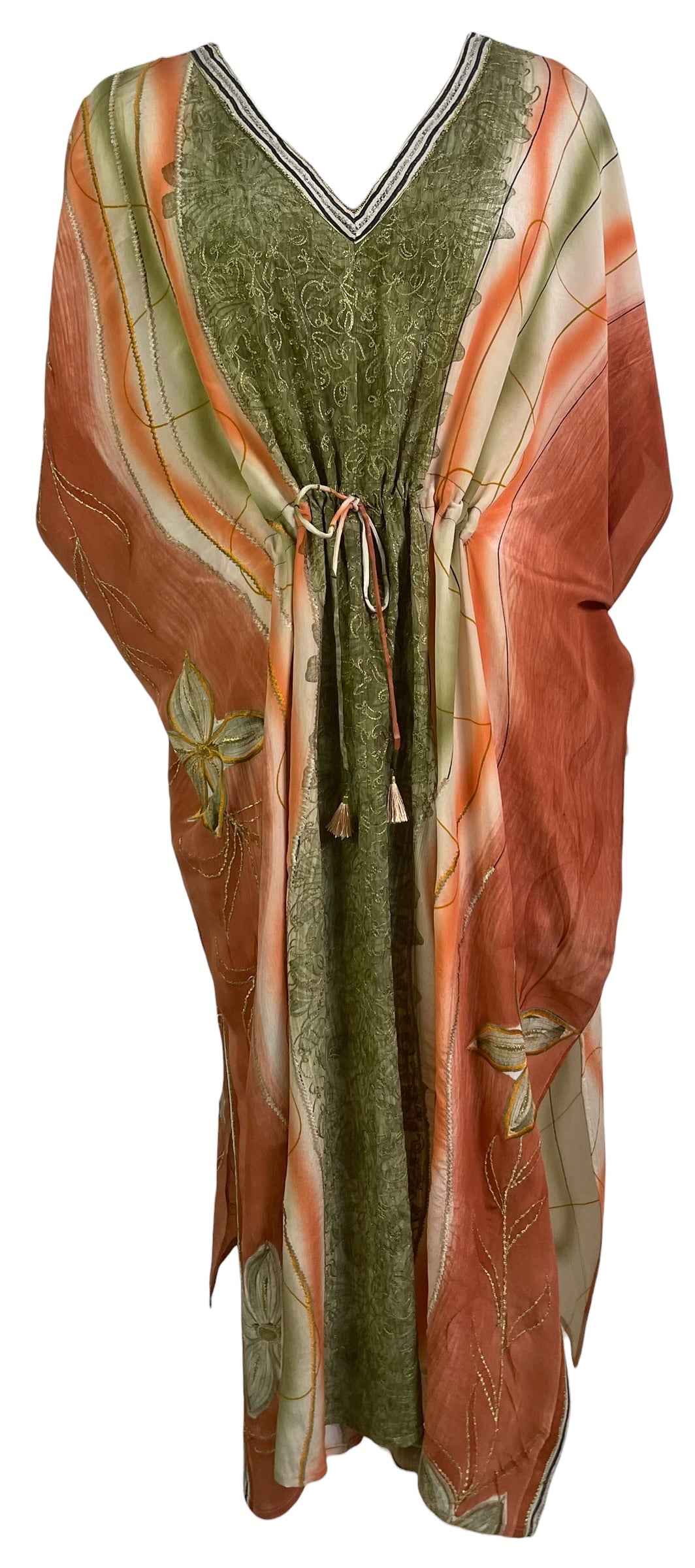 Releases Sunday at 8pm EST PRC8943 Wabi Sabi Pure Silk Maxi Kaftan
