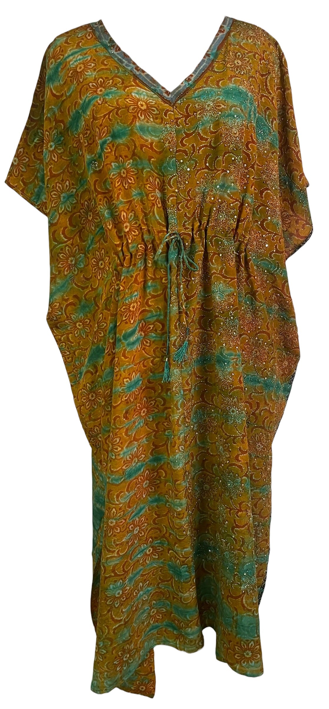 PRC8946 Avatar Pure Silk Maxi Kaftan