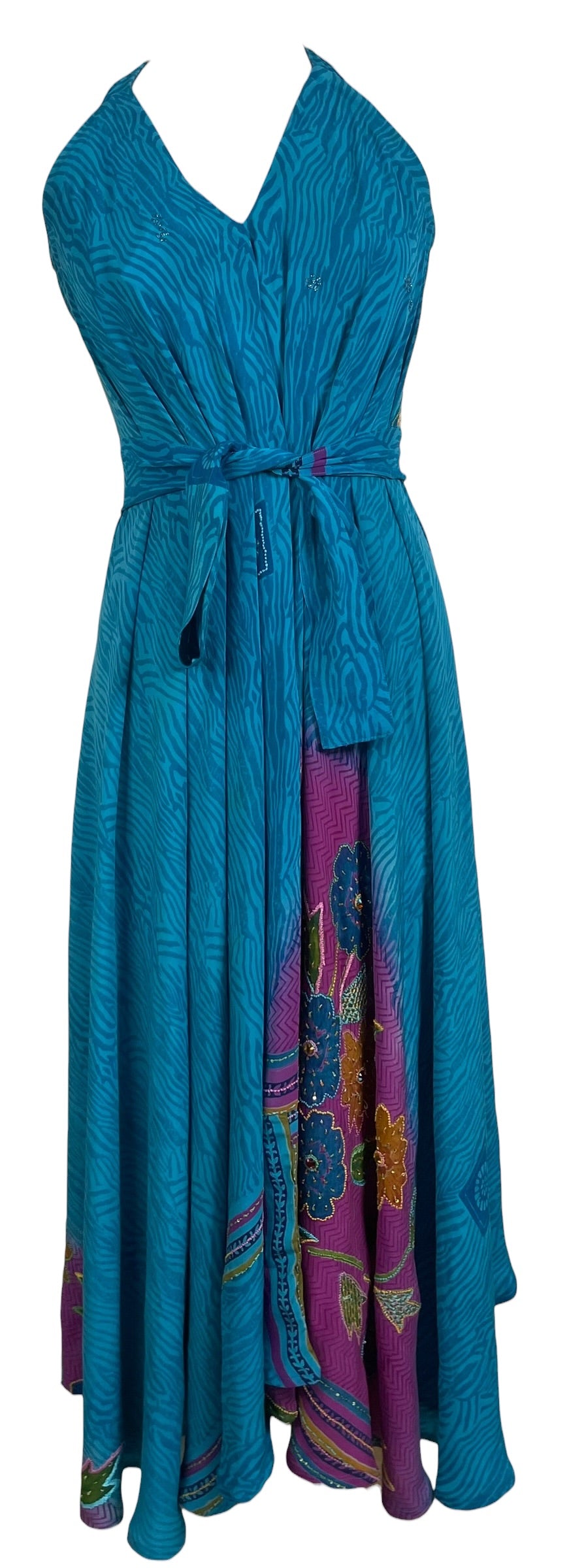 Releases Sunday at 8pm EST PRC8996 Wabi Sabi Pure Silk Maxi Dress with Belt