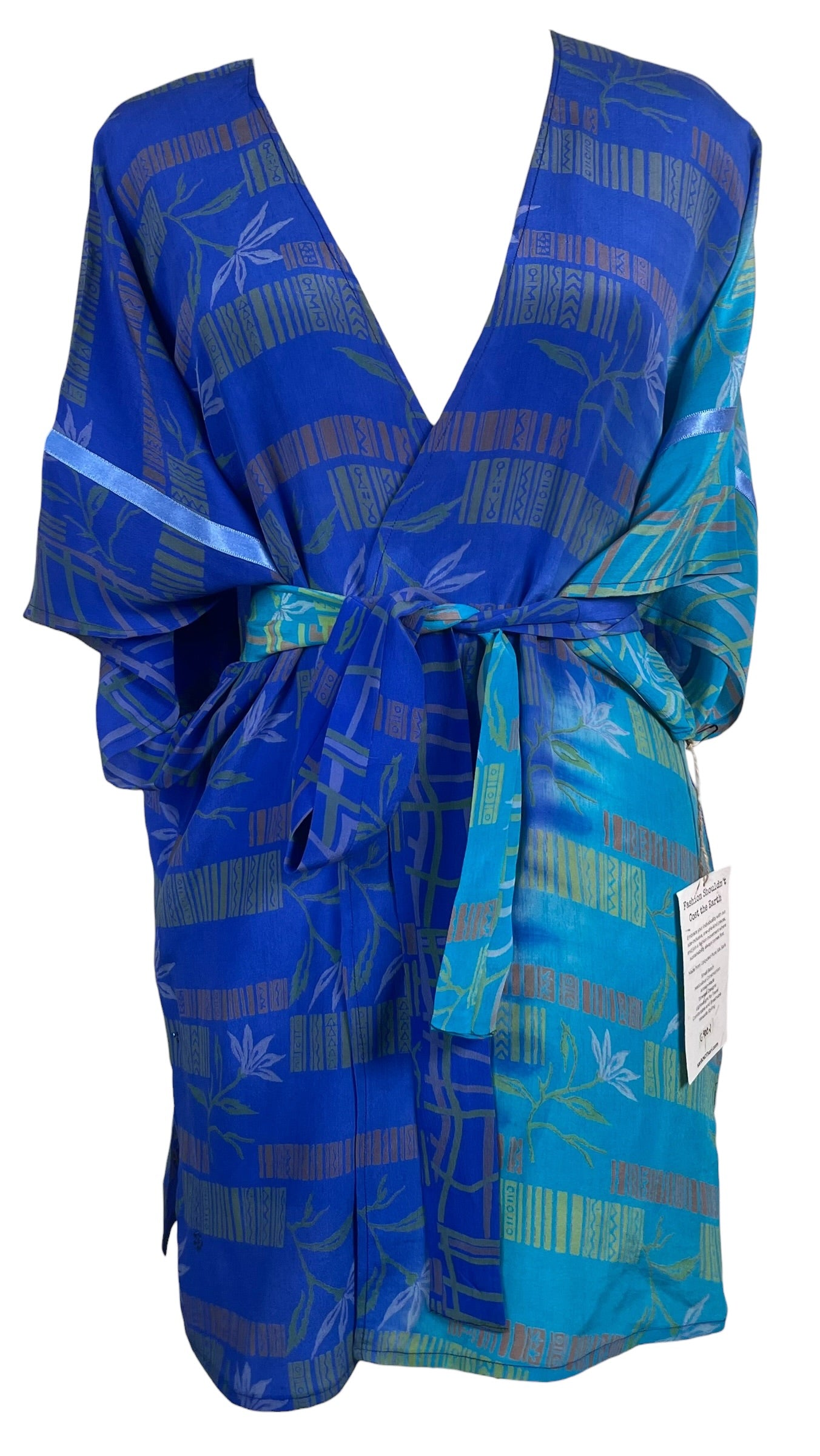 Releases Sunday at 8pm EST PRC9002 Avatar Pure Silk Kimono-Sleeved Jacket with Belt