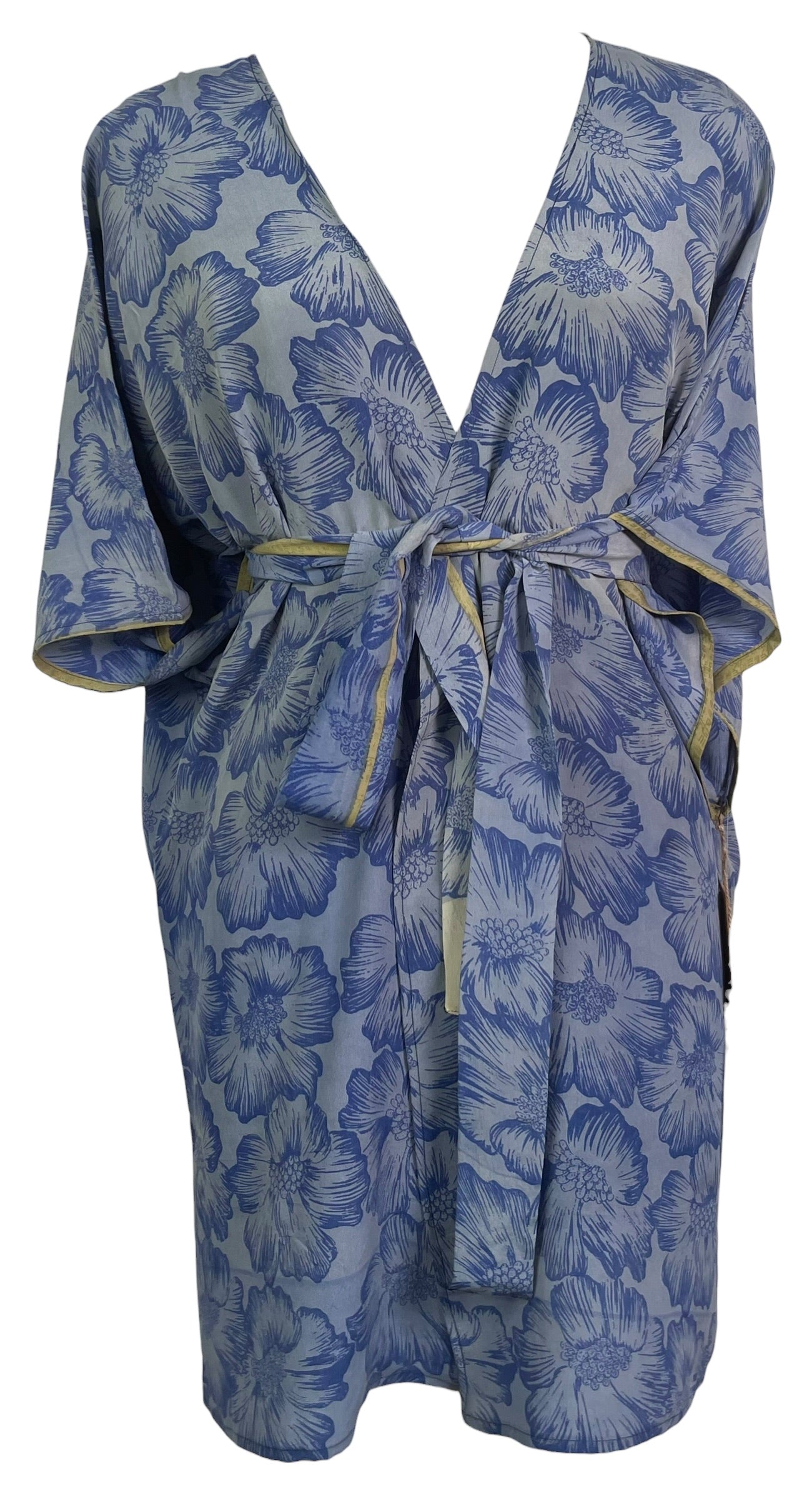 Releases Sunday at 8pm EST PRC9011 Wabi Sabi Pure Silk Kimono-Sleeved Jacket with Belt