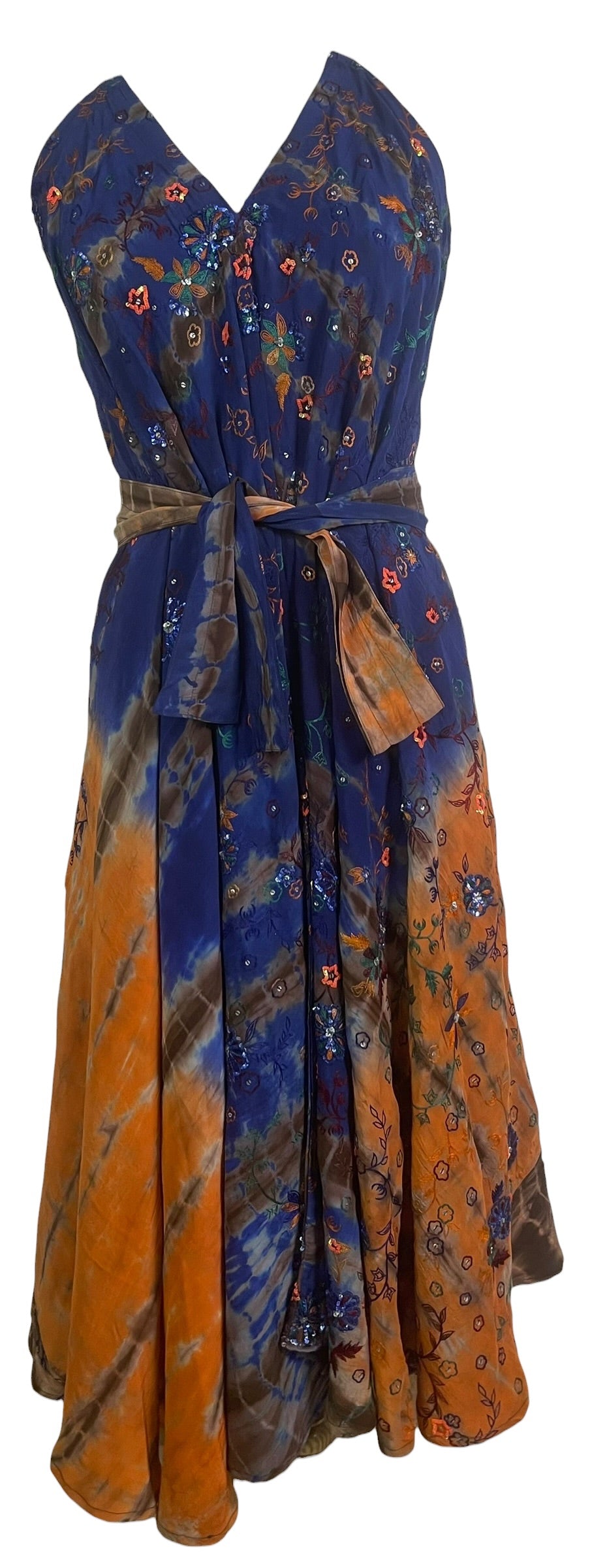 Releases Sunday at 8pm EST PRC9086 Avatar Pure Silk Maxi Dress with Belt