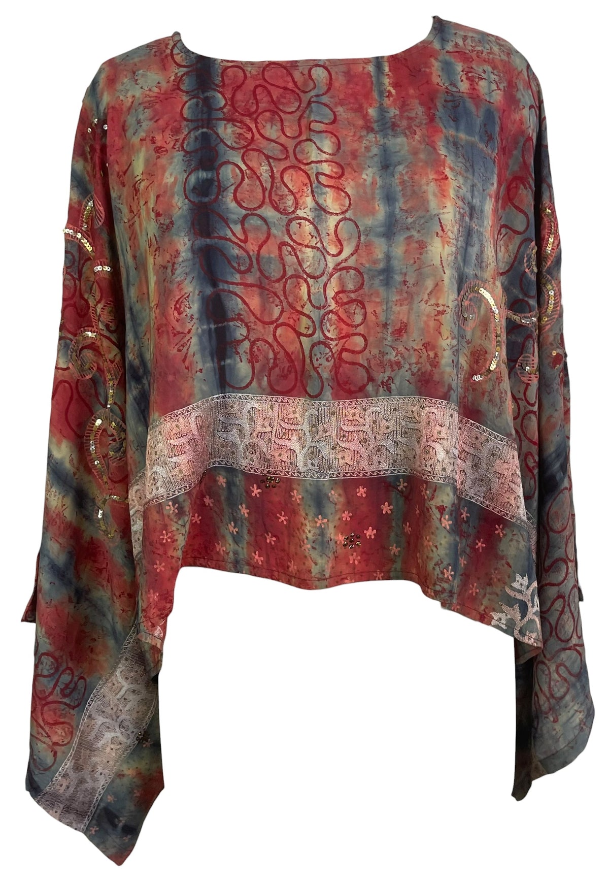 Releases Sunday at 8pm EST  PRC9087 Avatar Pure Silk Kimono-Sleeved Top