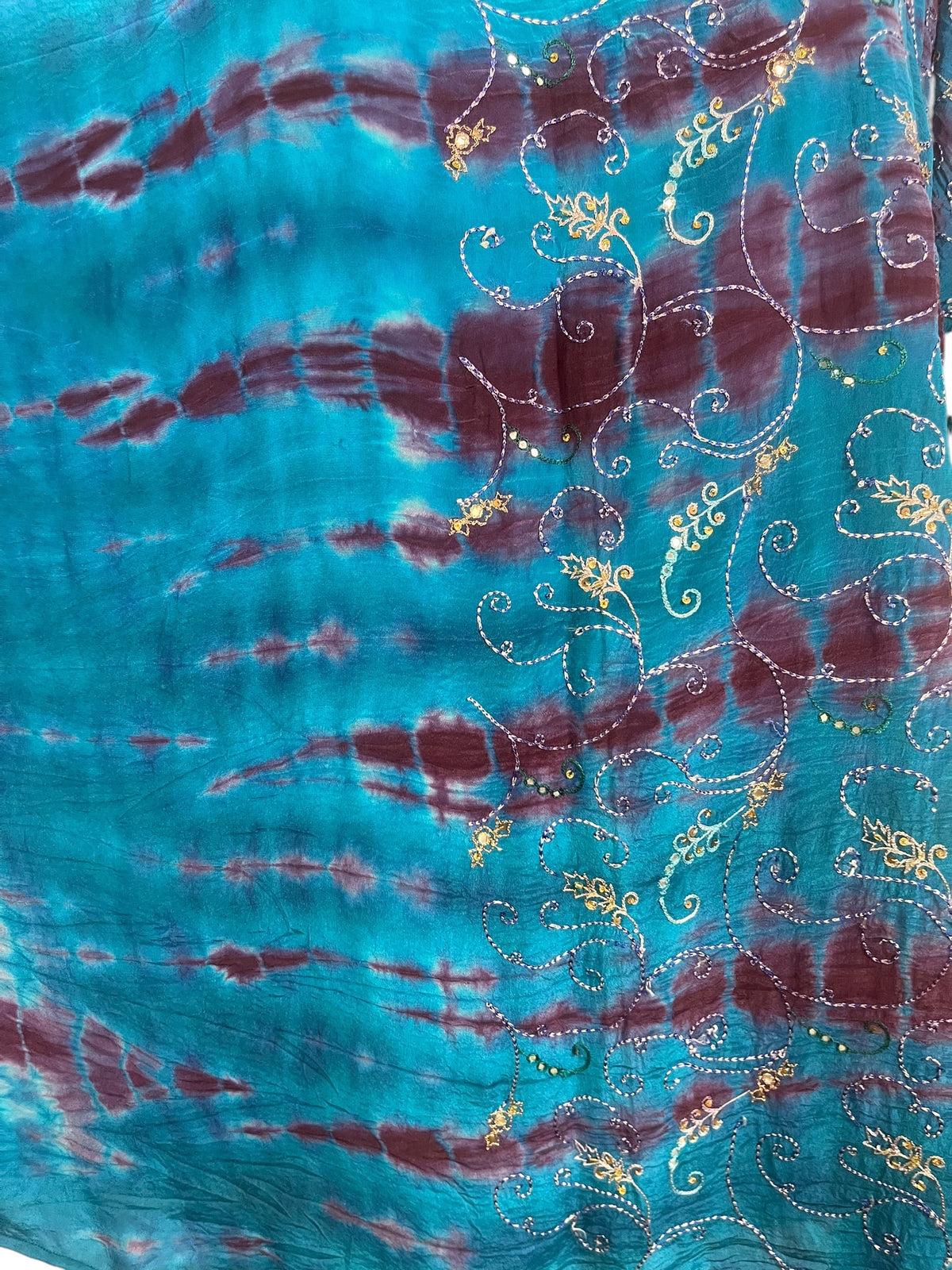Releases Sunday at 8pm EST PRC9112 Avatar Pure Silk Short Kaftan Tunic with Slits