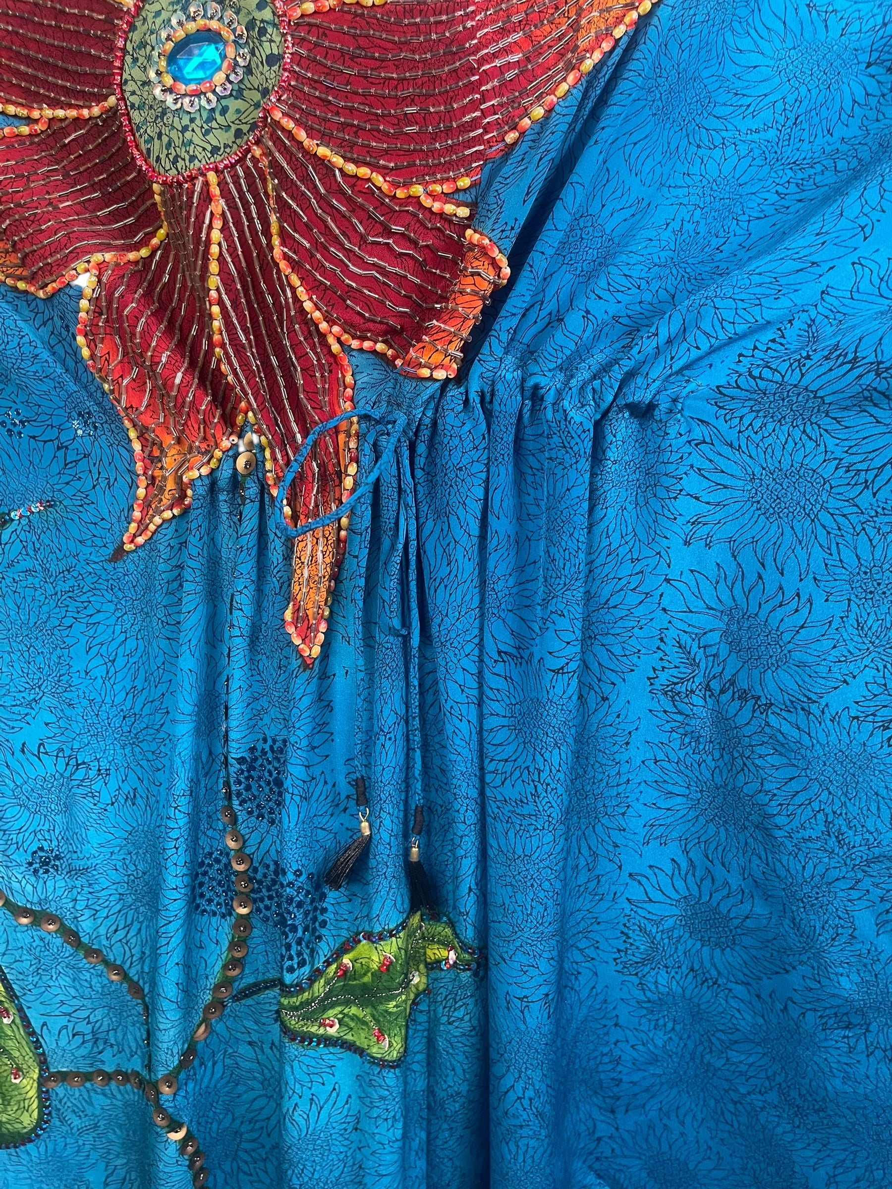 Releases Sunday at 8pm EST  PRC9117 Avatar Pure Silk Maxi Kaftan