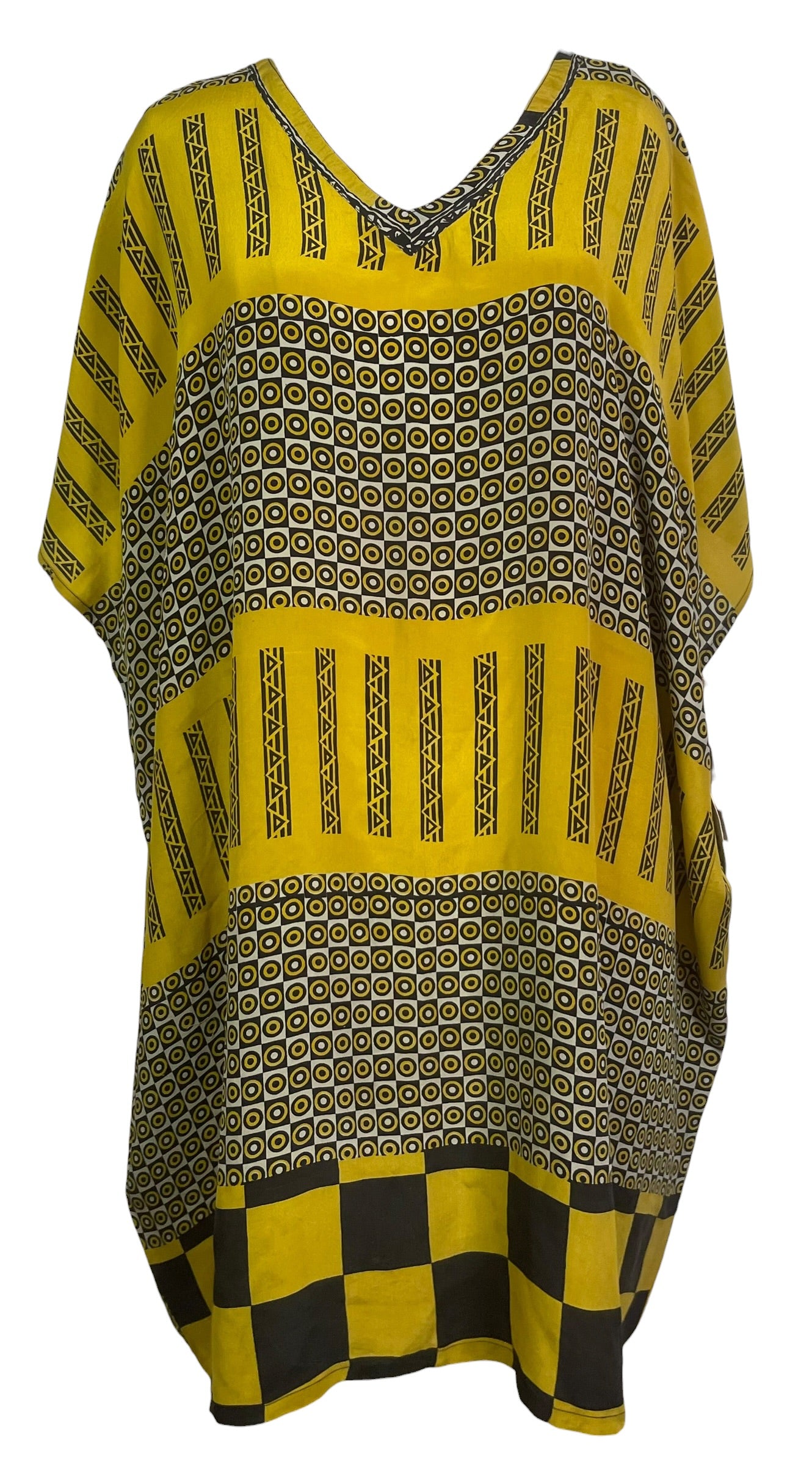 Releases Sunday at 8pm EST PRC9119  Wabi Sabi Pure Silk Midi Length Kaftan
