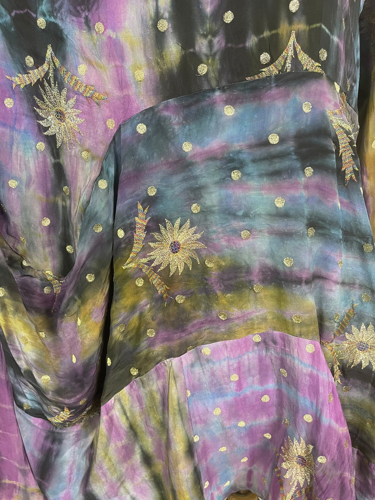 Releases Sunday at 8pm EST  PRC9149 Wabi Sabi Sculptural Pure Silk Long Tunic Dress