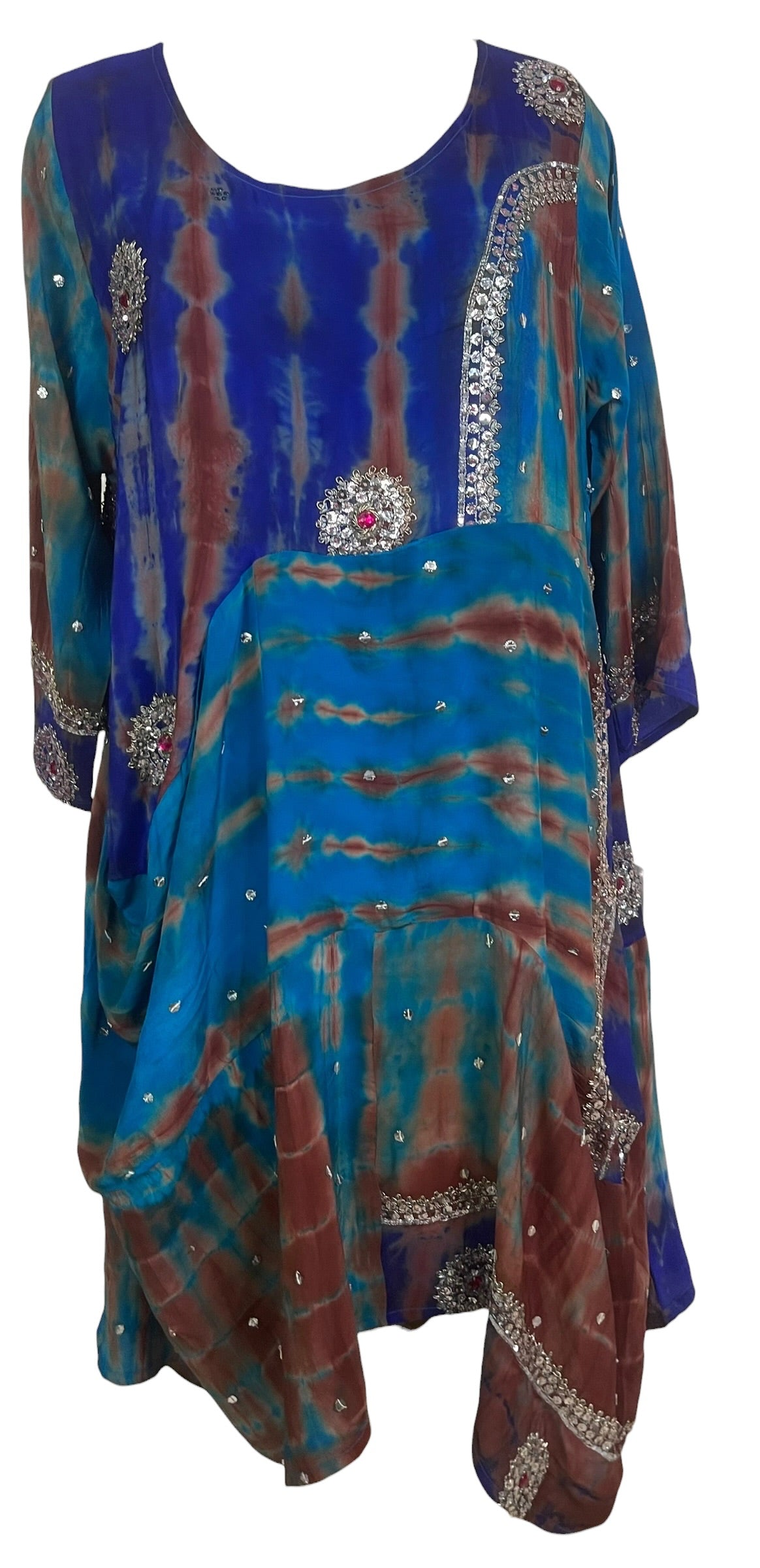 Releases Sunday at 8pm EST PRC9151  Avatar Pure Silk Sculptural Long Tunic Dress