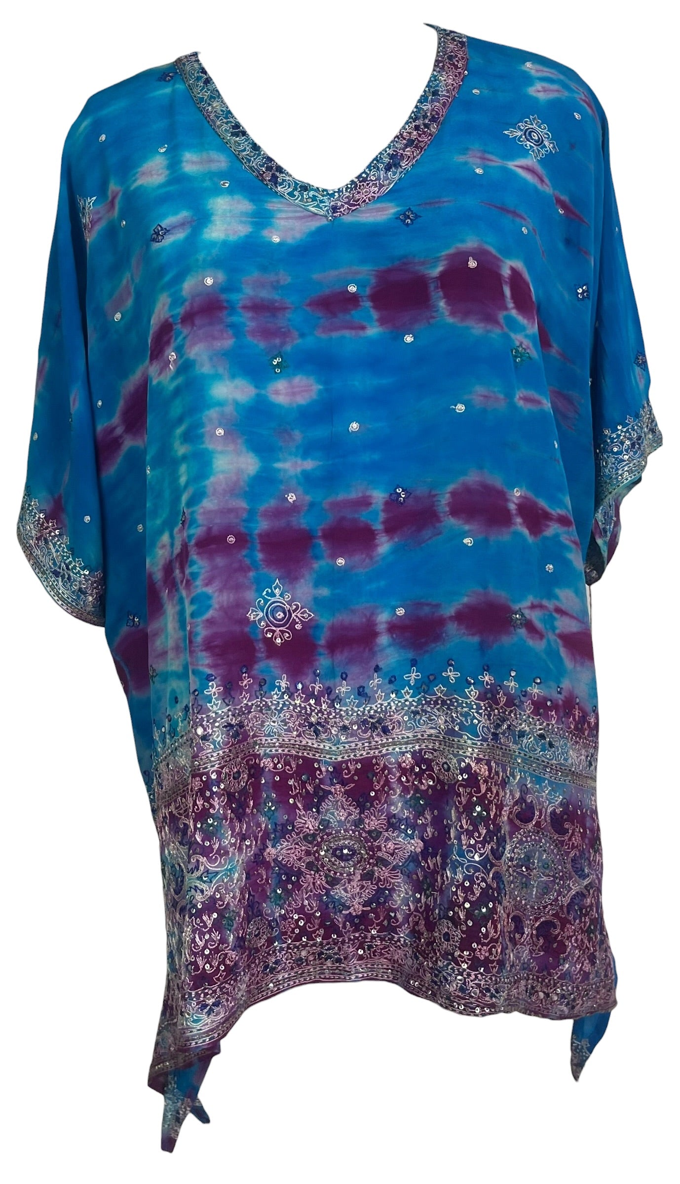 Releases Sunday at 8pm EST PRC9179 Avatar Pure Silk Long Tunic with Side Ties