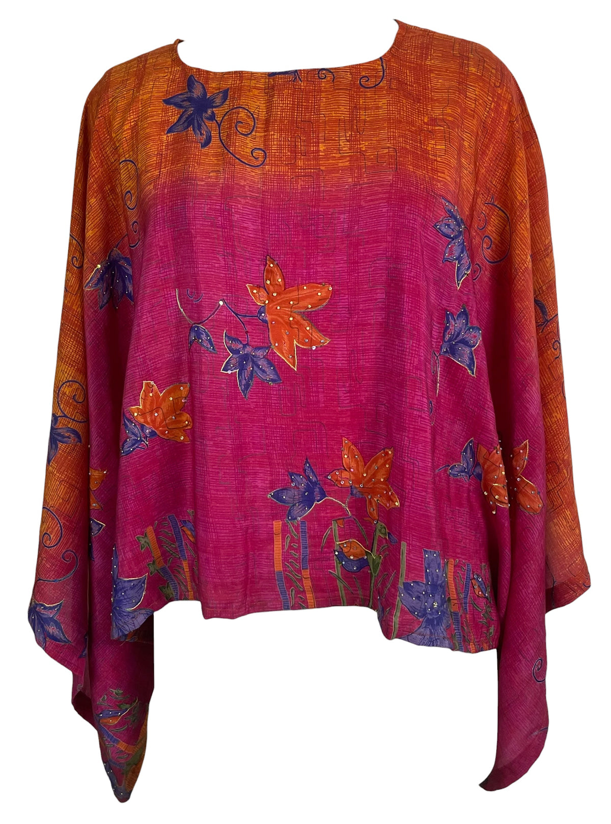 Releases Sunday at 8pm EST  PRC9193 Avatar Pure Silk Kimono-Sleeved Top
