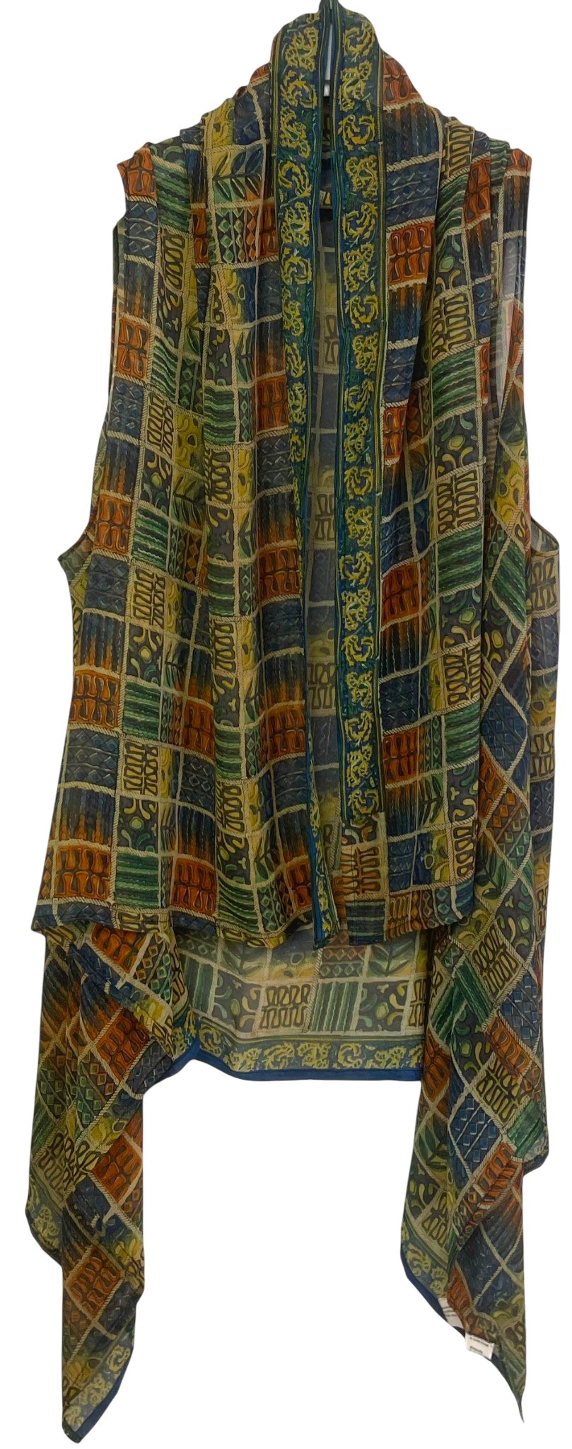 PRG8711 Sheer Avatar Pure Silk Versatile Vest
