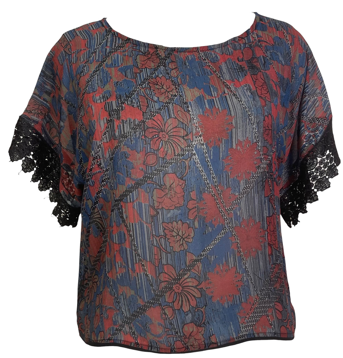 PRG5338 Sheer Avatar Pure Silk Boxy Top by 12 AUGUST 2026 – Handmade ethical Boxy Top from sariKNOTsari using upcycled silk. Designed in Canada for travel and slow fashion, loved from Toronto to LA to Sydney. Featuring Zsiska, Bryn Walker and Artisan Leather coats by Rejean Pepin, Pepin designs