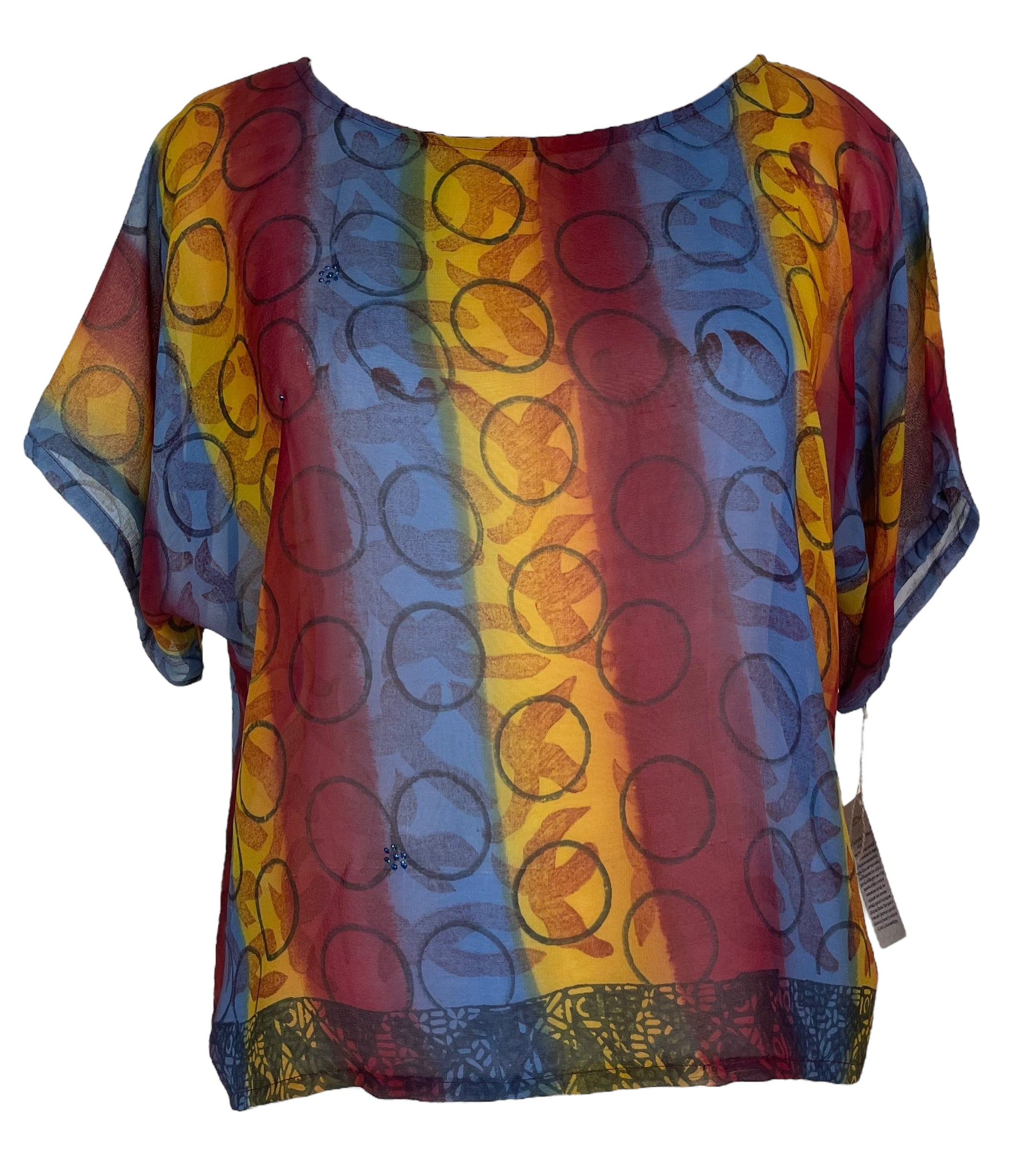 Releases Sunday at 8pm EST PRG7966 Sheer Avatar Pure Silk Boxy Top
