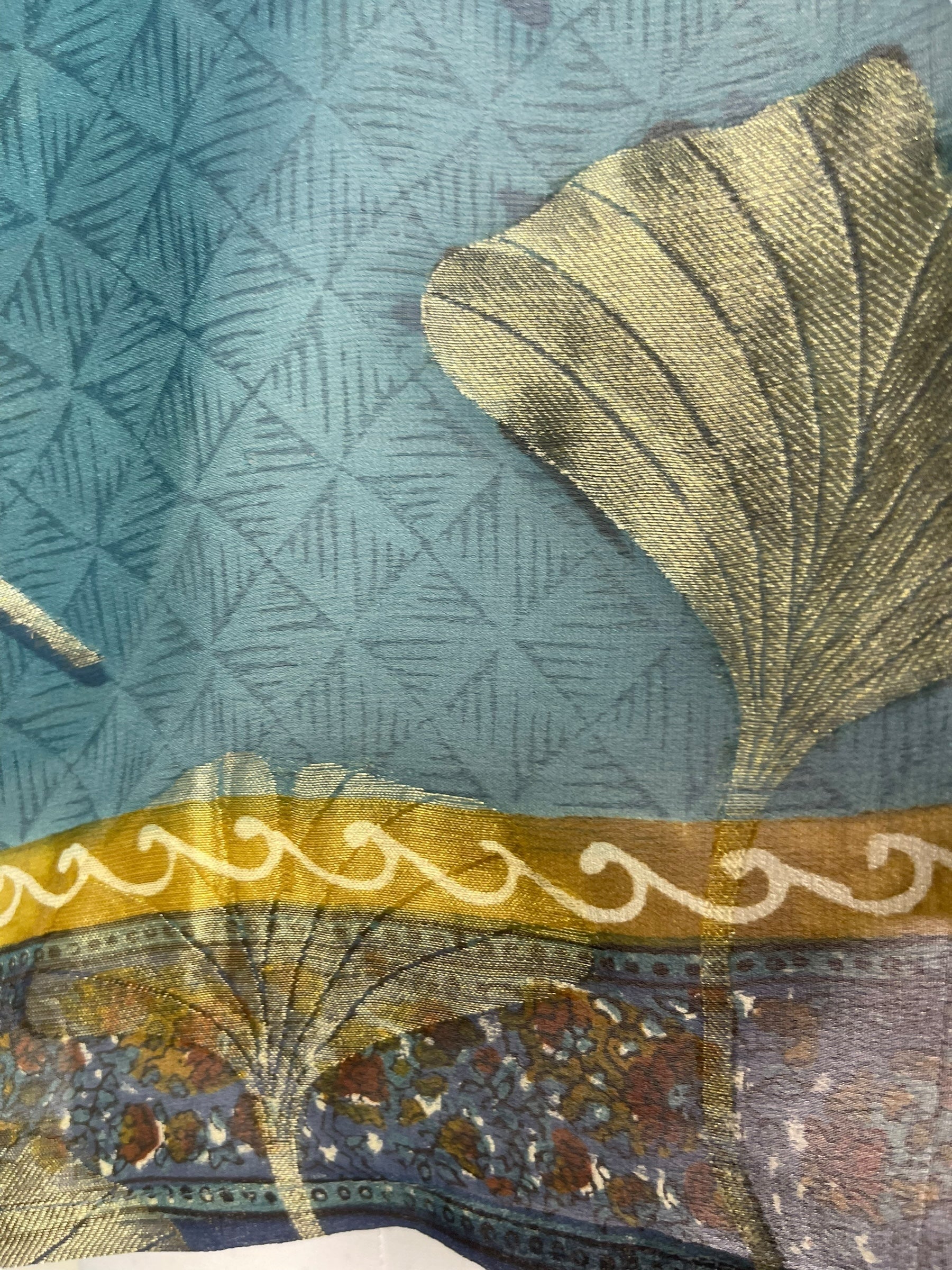 PREVIEW PRG7997 Sheer Avatar Pure Silk Capelet Poncho by DECEMBER2025 – Handmade ethical Poncho from sariKNOTsari using upcycled silk. Designed in Canada for travel and slow fashion, loved from Toronto to LA to Sydney.