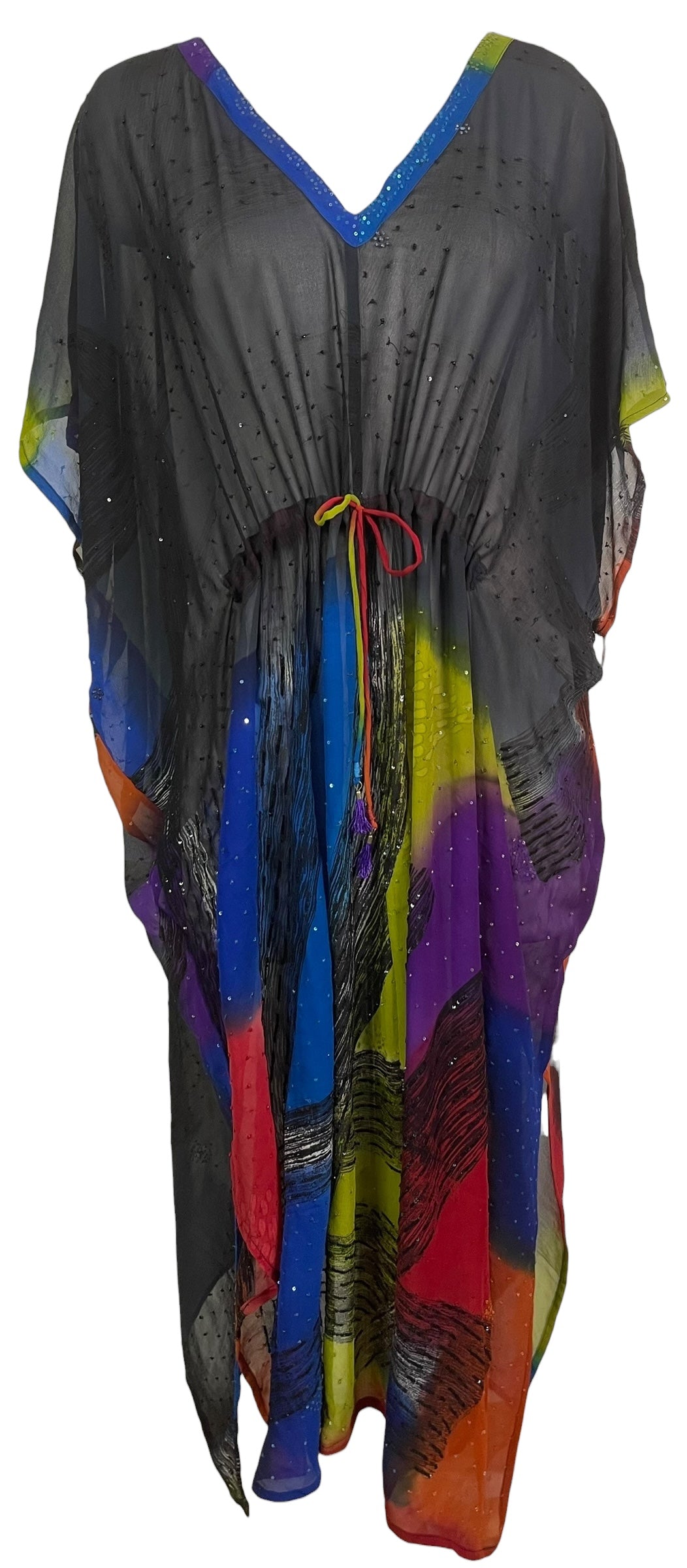 Releases Sunday at 8pm EST PRG8861 Sheer Avatar Pure Silk Maxi Kaftan