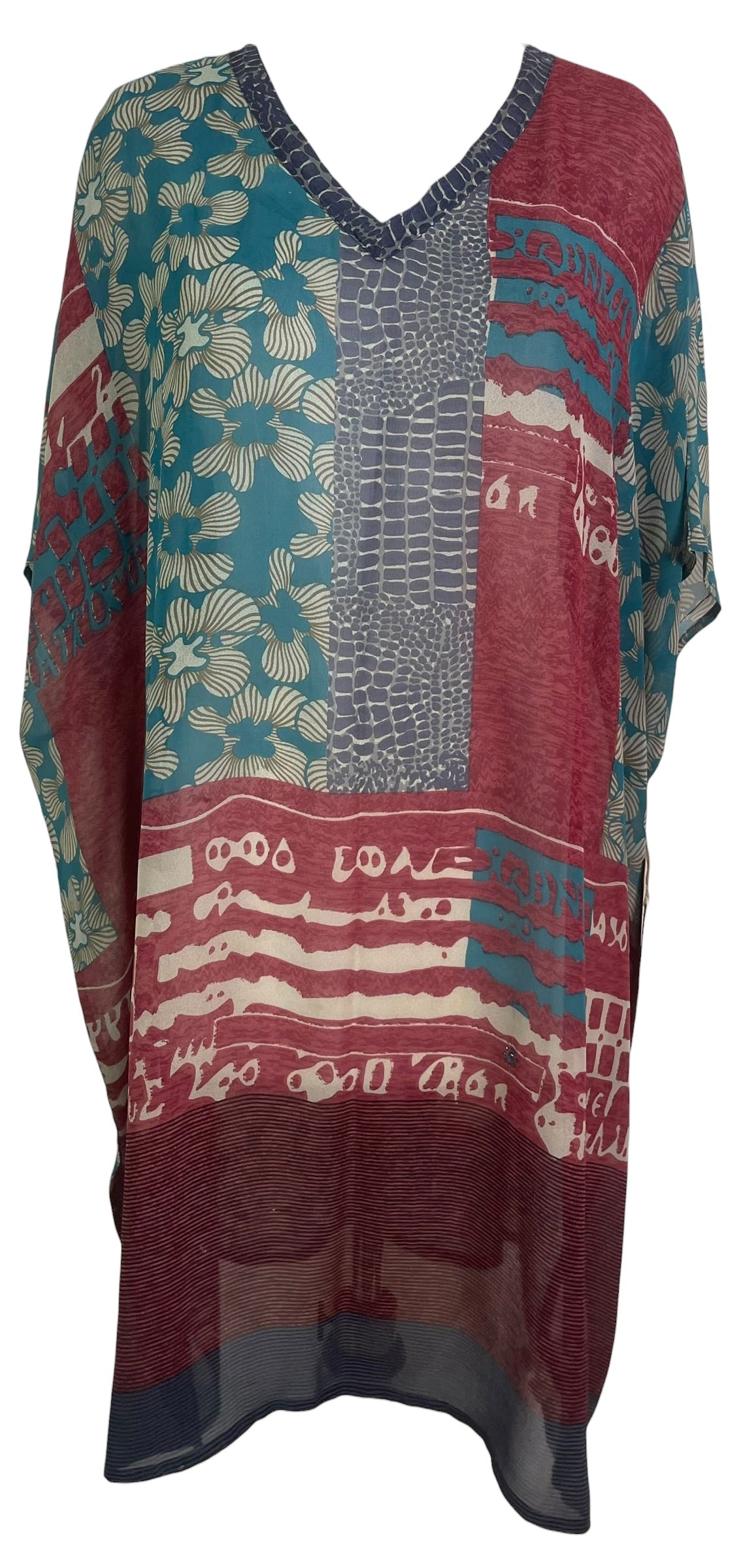 Releases Sunday at 8pm EST PRG8948 Sheer Wabi Sabi Pure Silk Midi Length Kaftan